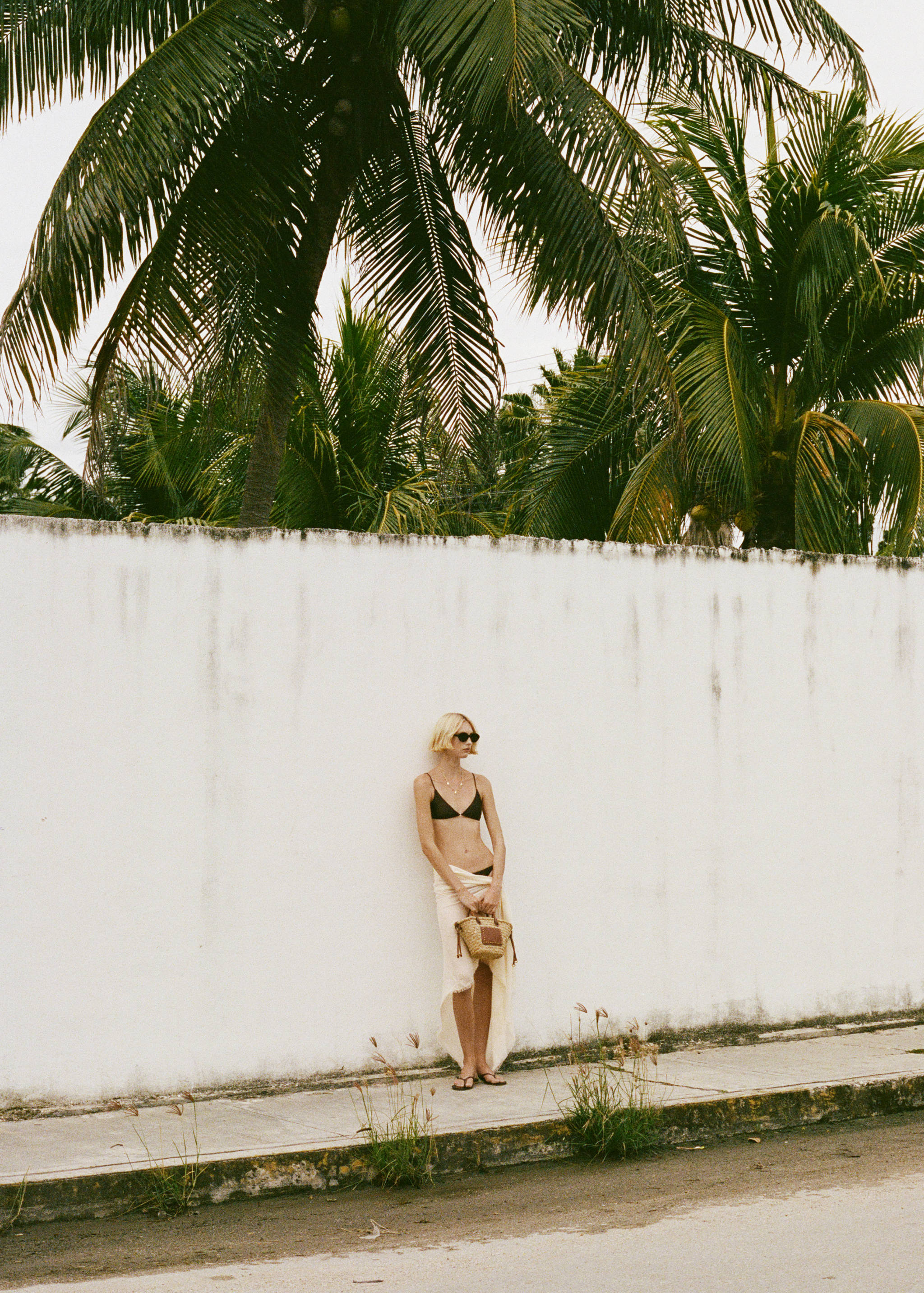 Schal aus Leinenmischung mit ausgefransten Enden - Detail des Artikels 9