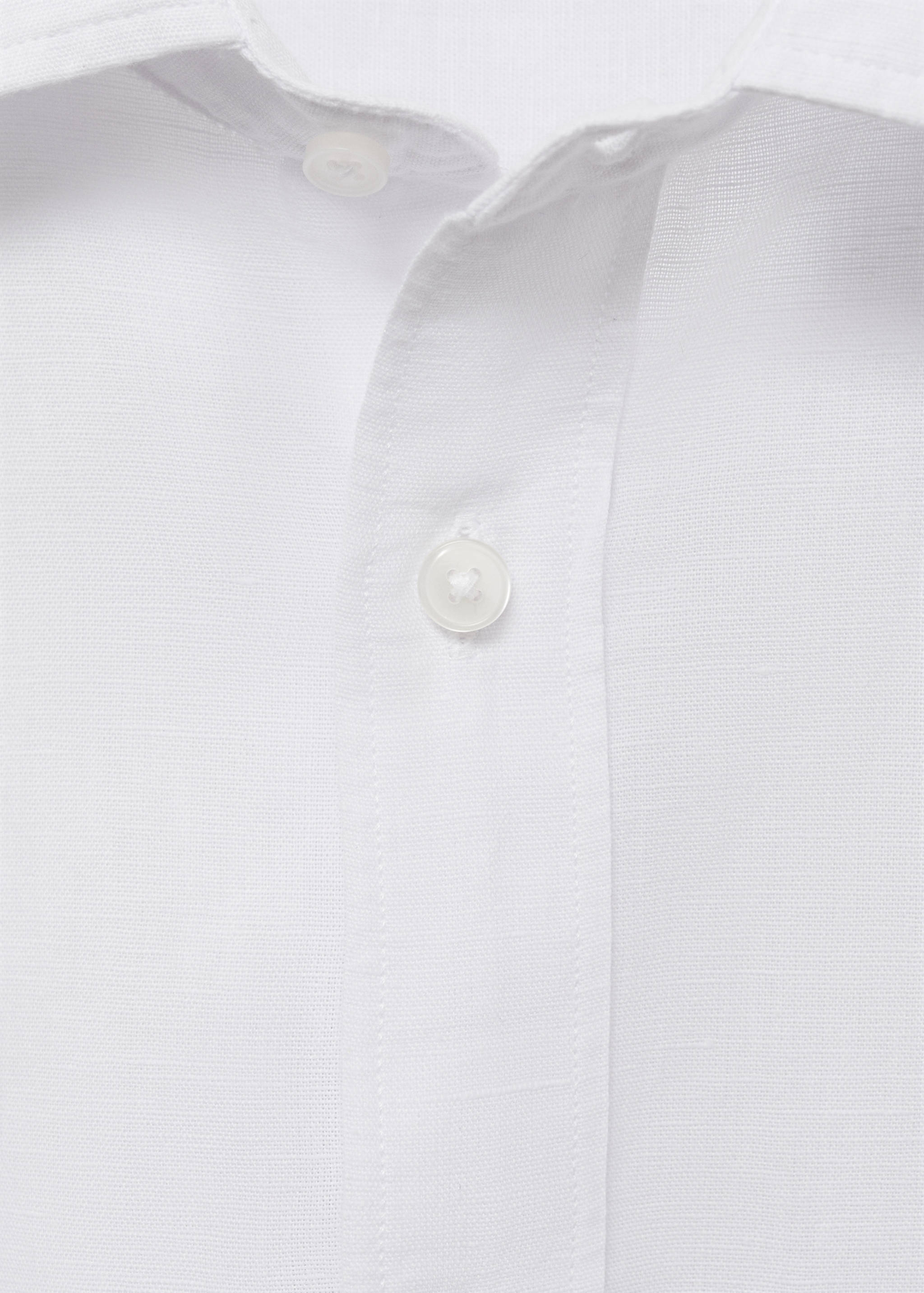 قميص كتان بجيب - تفاصيل المنتج 8