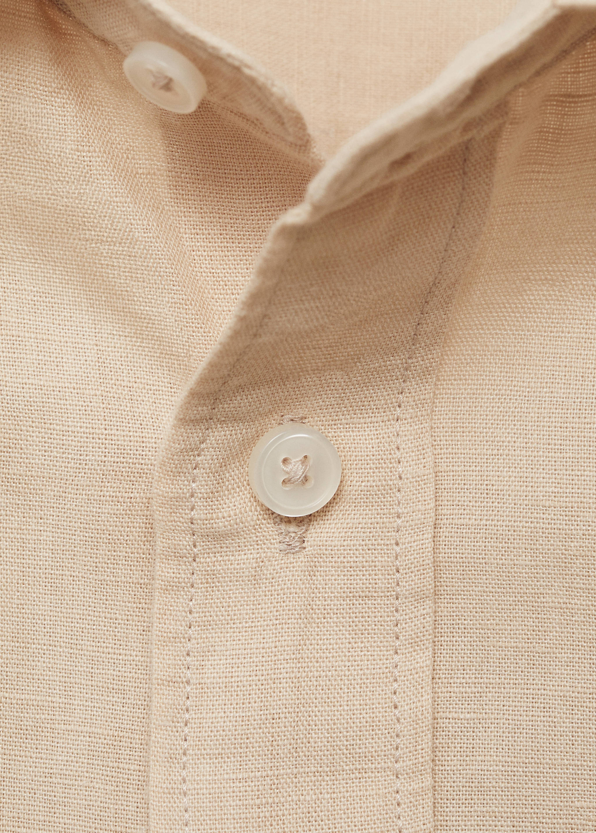 قميص كتان بجيب - تفاصيل المنتج 8