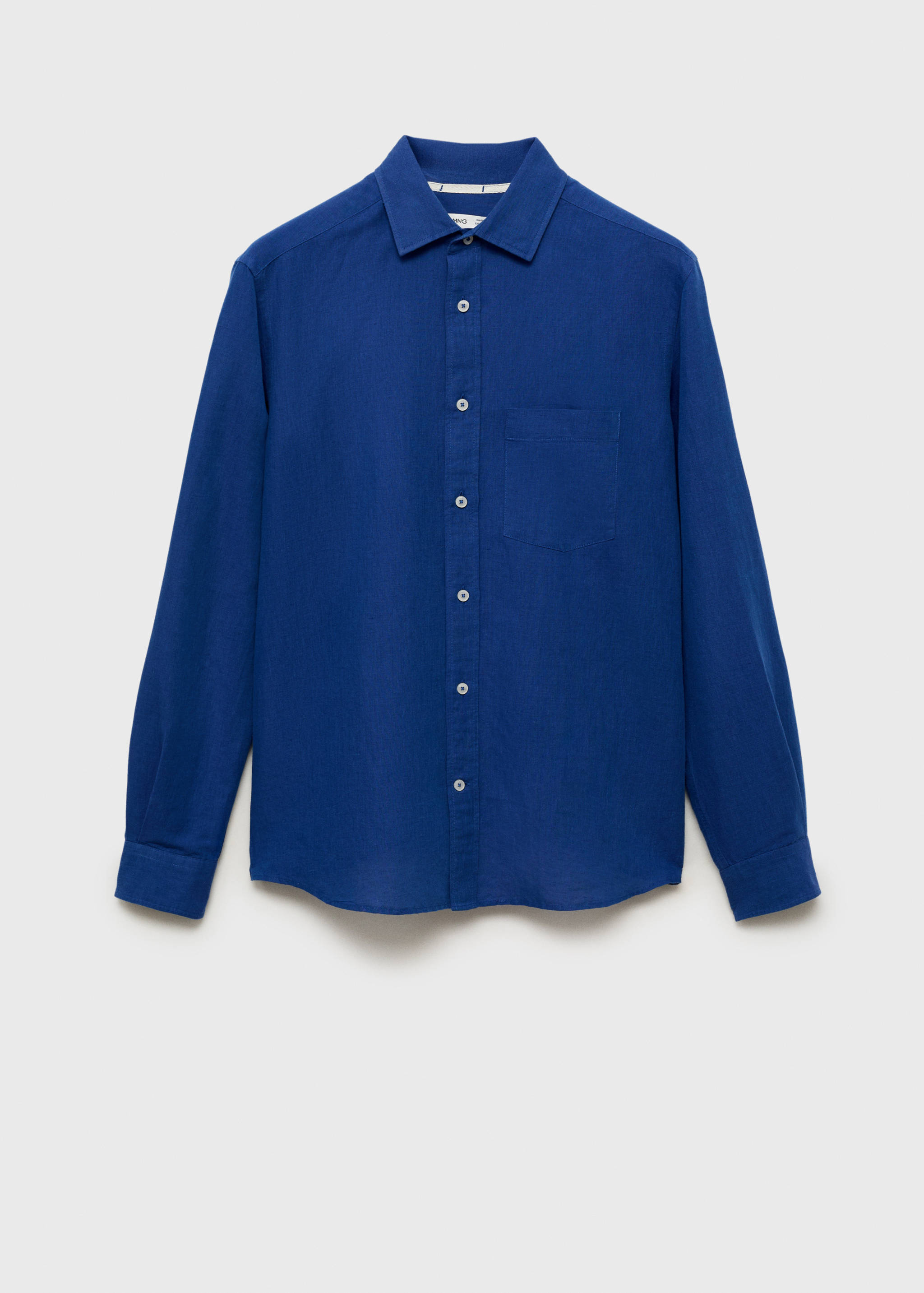 قميص كتان بجيب - منتج دون نموذج