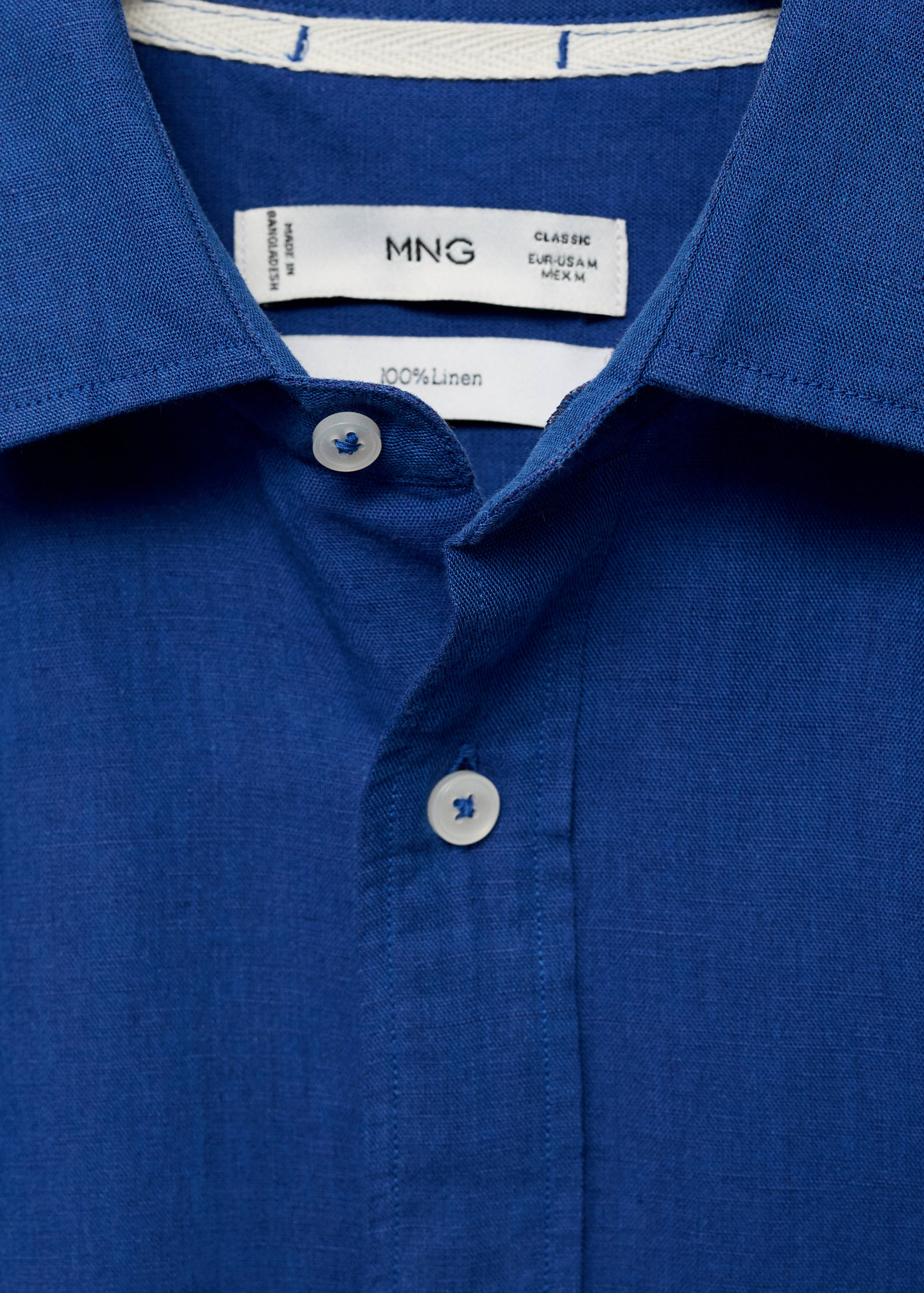 قميص كتان بجيب - تفاصيل المنتج 8