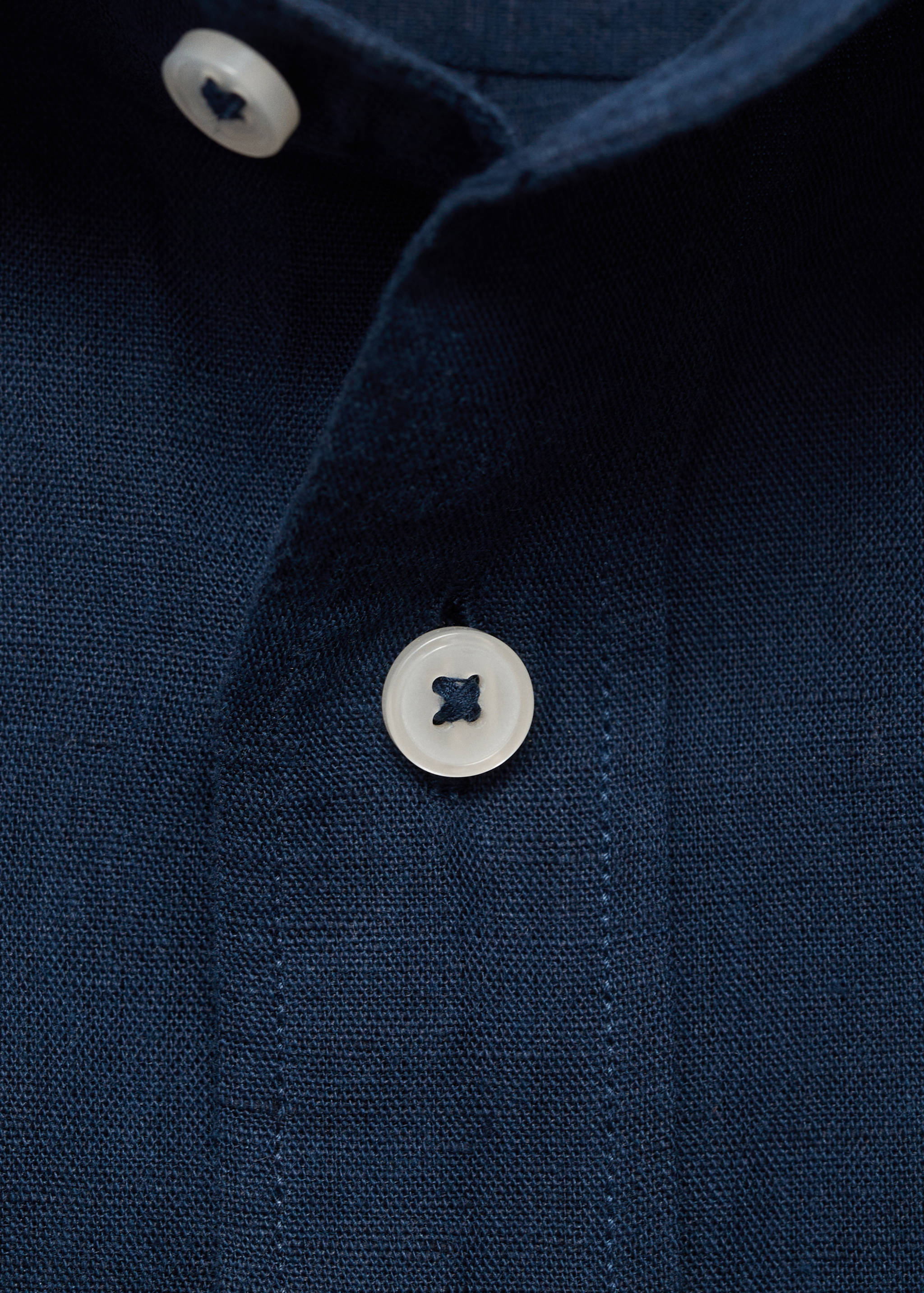 قميص كتان بجيب - تفاصيل المنتج 8