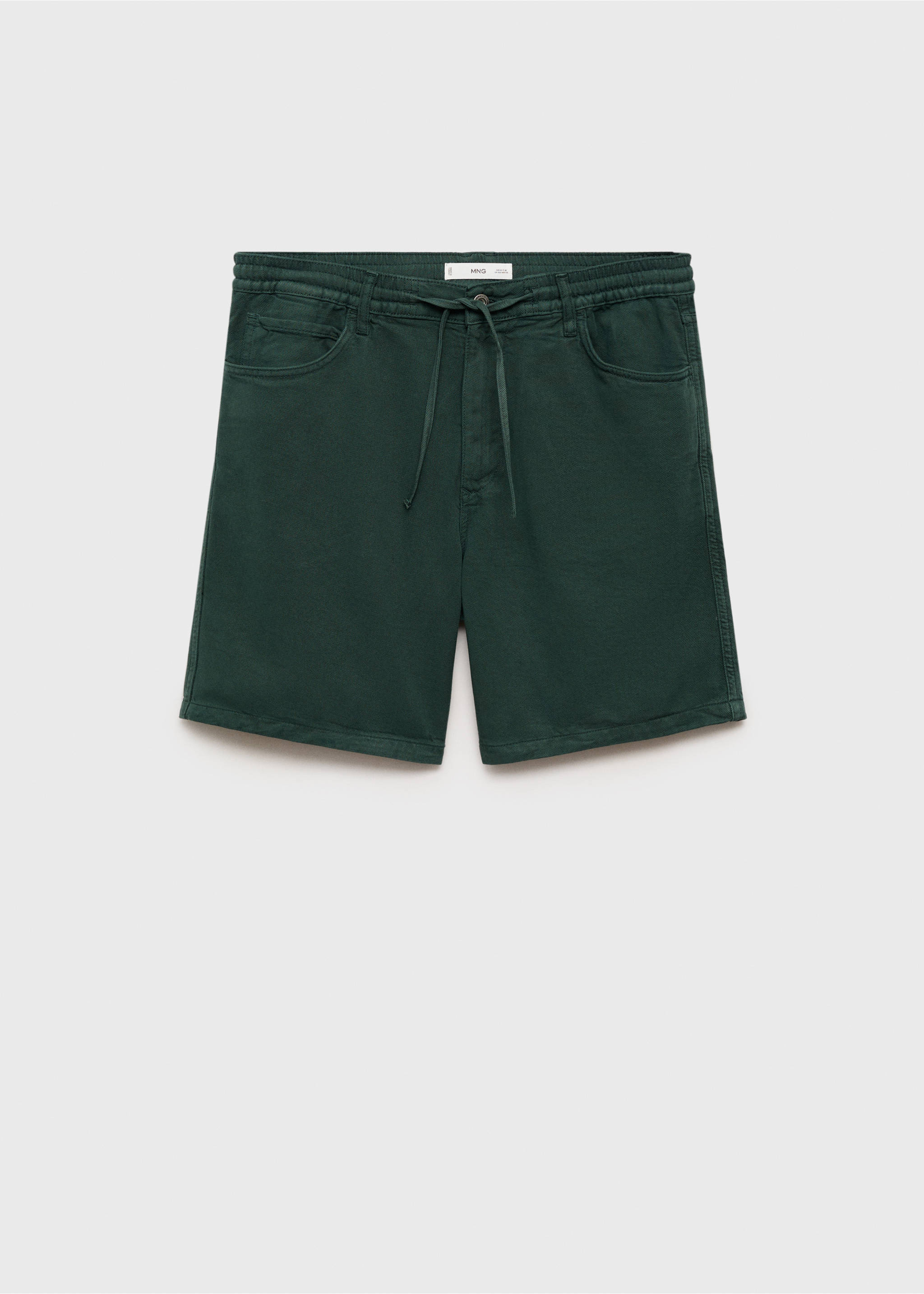 Bermudas vaqueras cordón - Artículo sin modelo, Verde oscuro. Ref: 87075930-00.