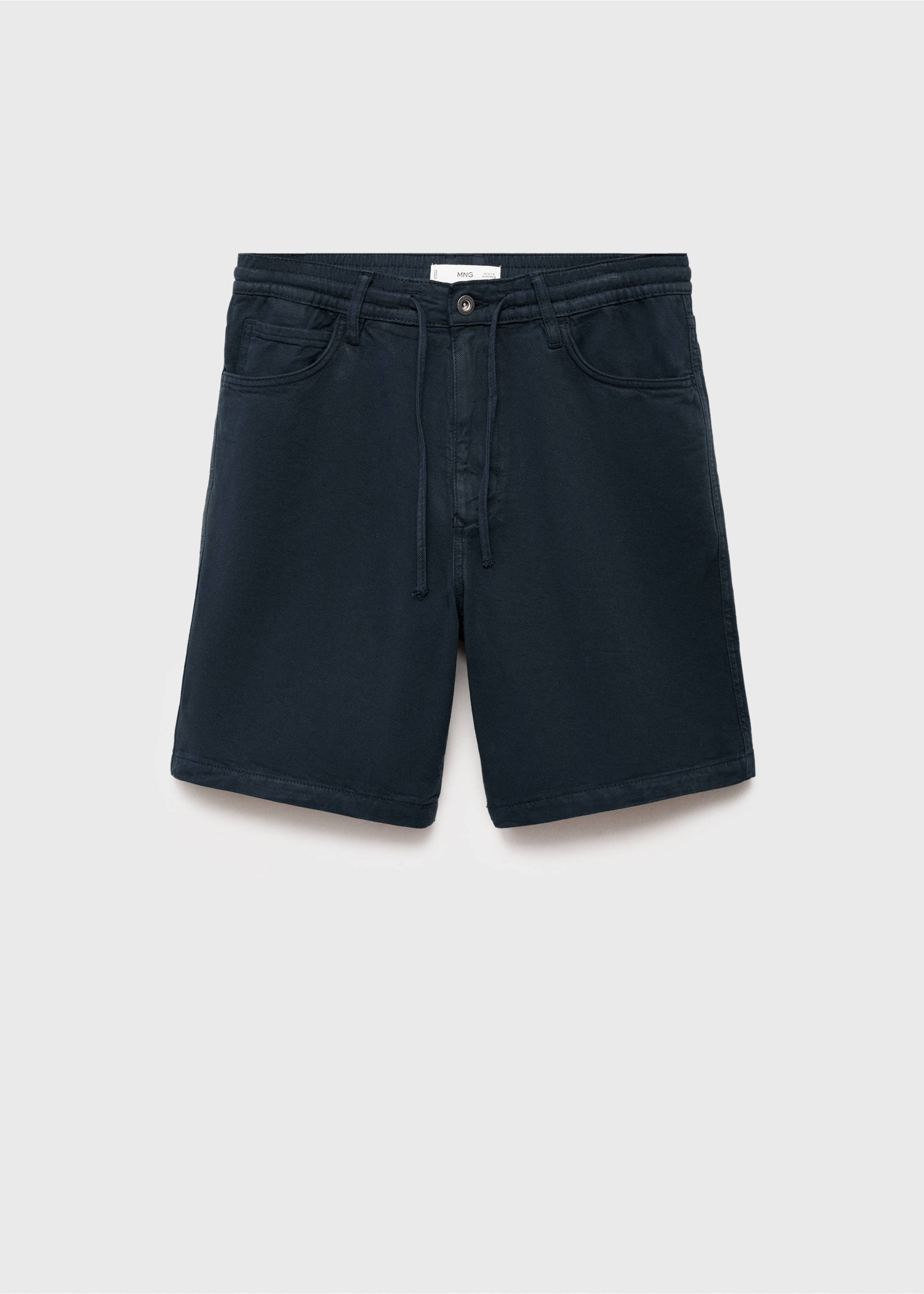 Denim bermuda met aansnoerkoord - Artikel zonder model, Donkermarine. Ref: 87075930-00.