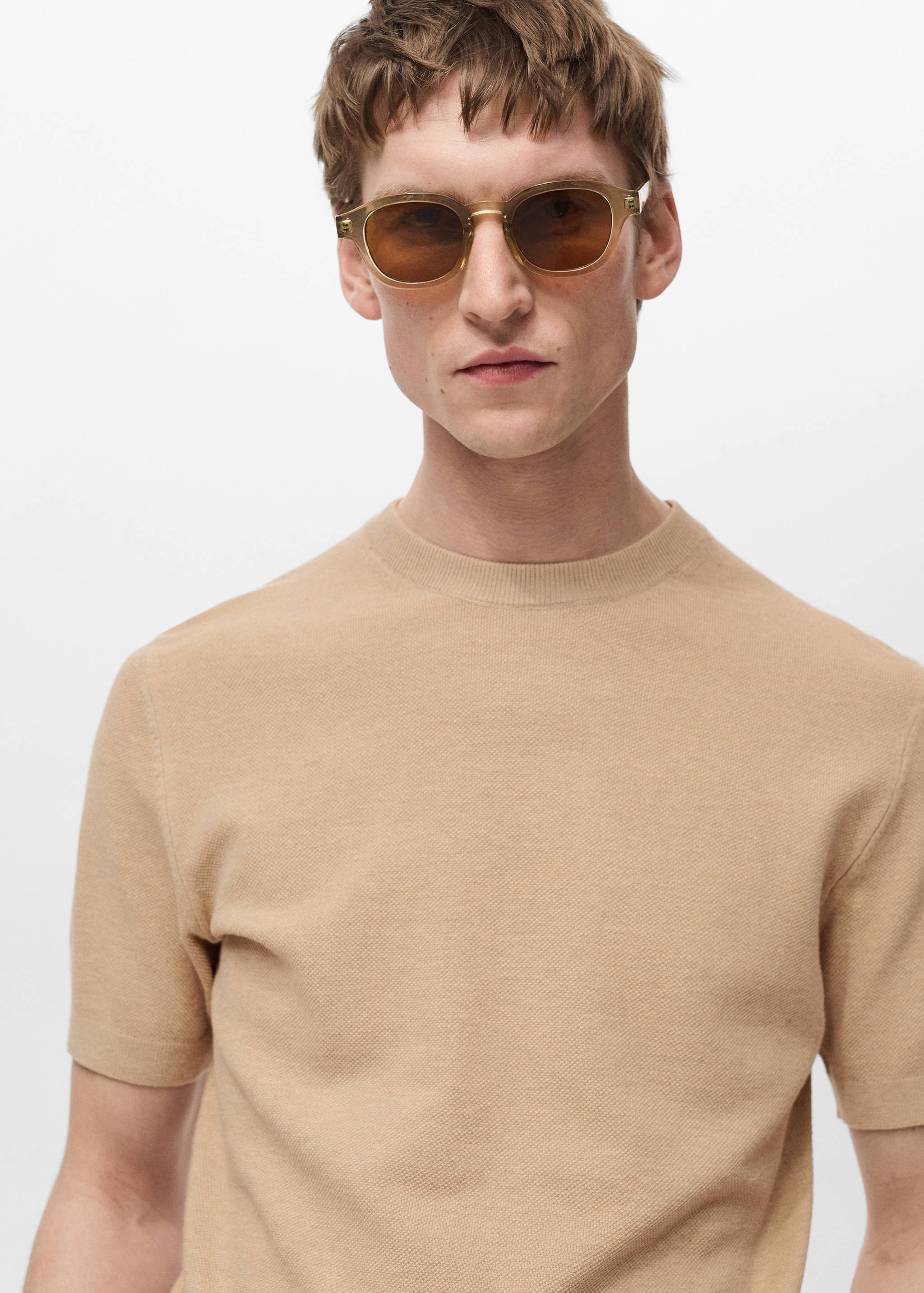 Хлопковая футболка из тонкого трикотажа - Деталь изделия 1