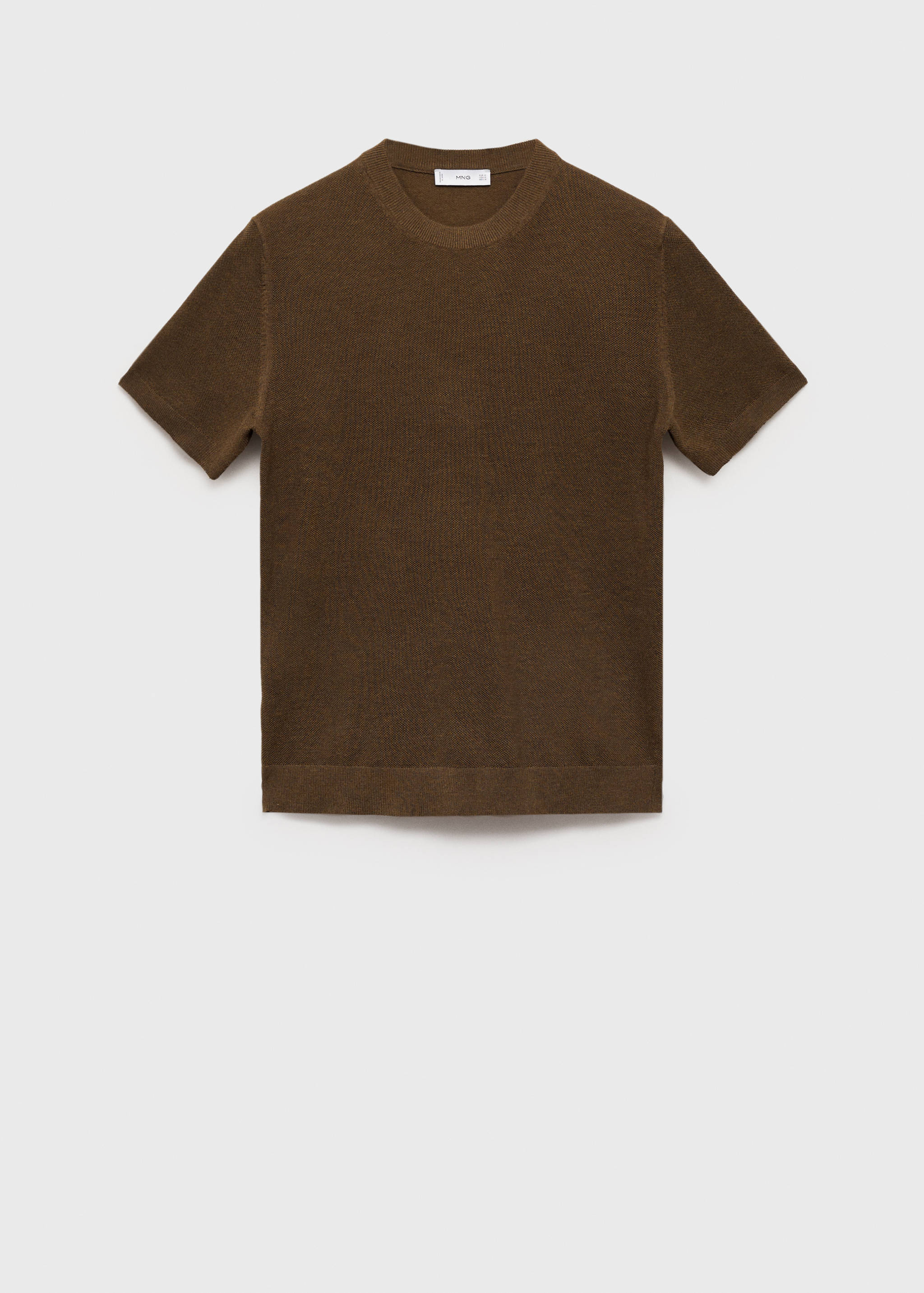 Хлопковая футболка из тонкого трикотажа - Изделие без модели