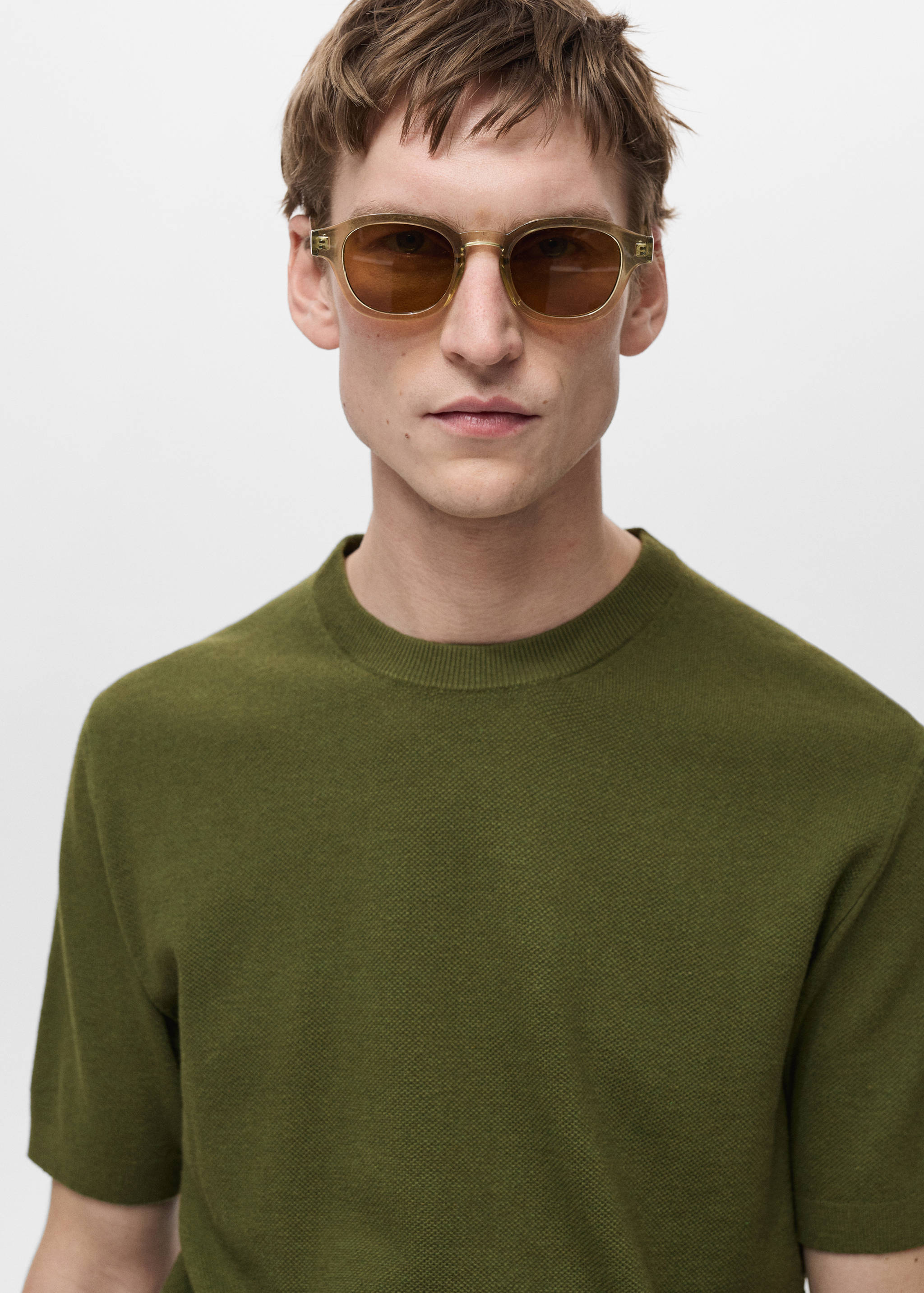 Хлопковая футболка из тонкого трикотажа - Деталь изделия 1