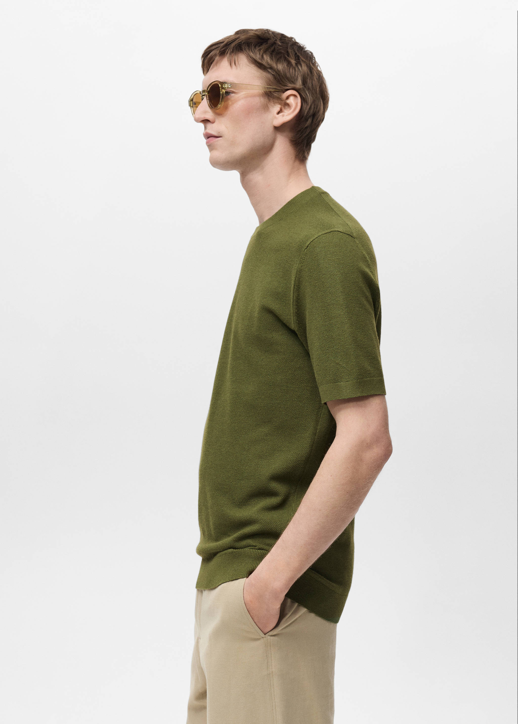 Хлопковая футболка из тонкого трикотажа - Деталь изделия 2