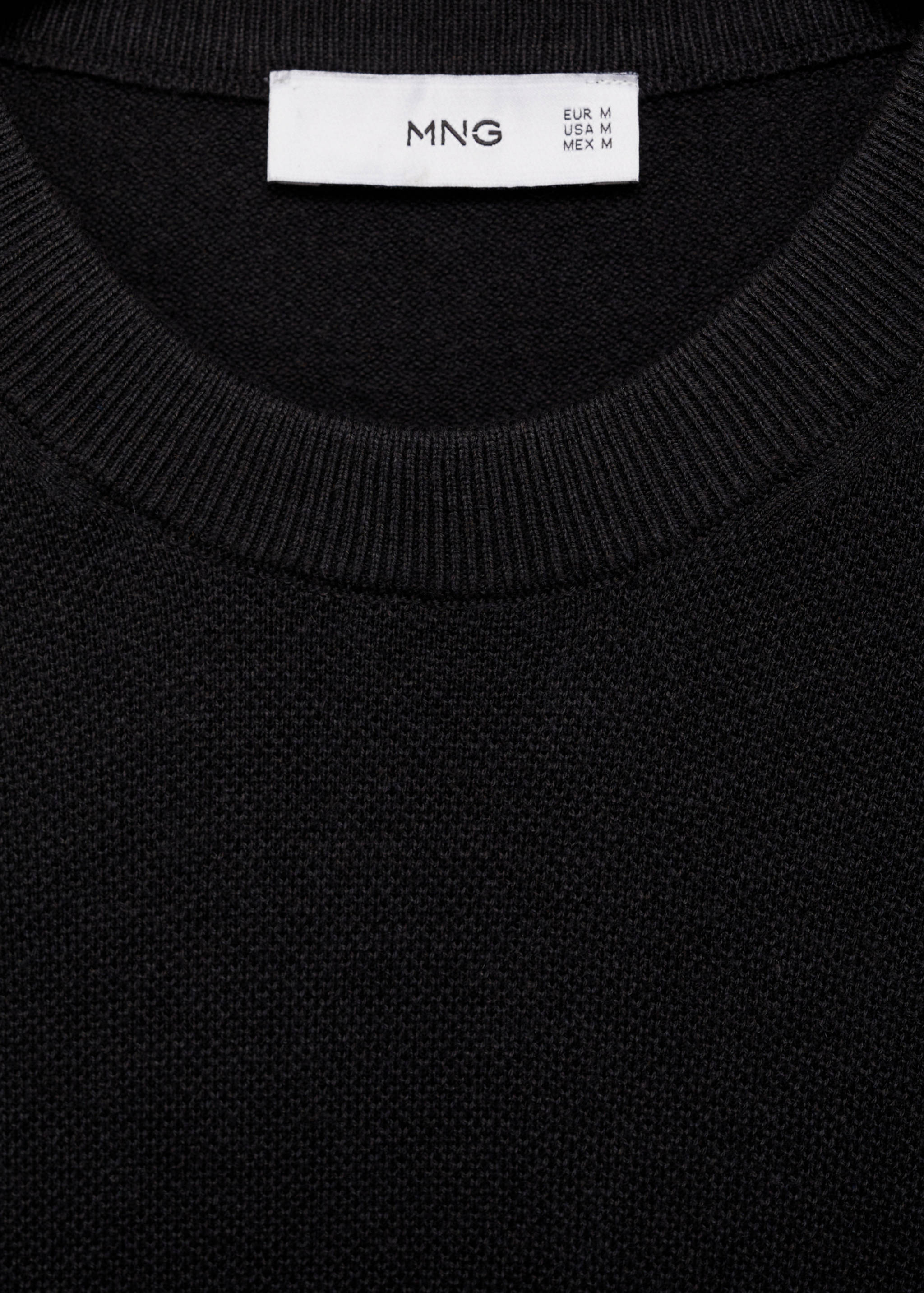 Cotton fine-knit t-shirt - Details of the article 8