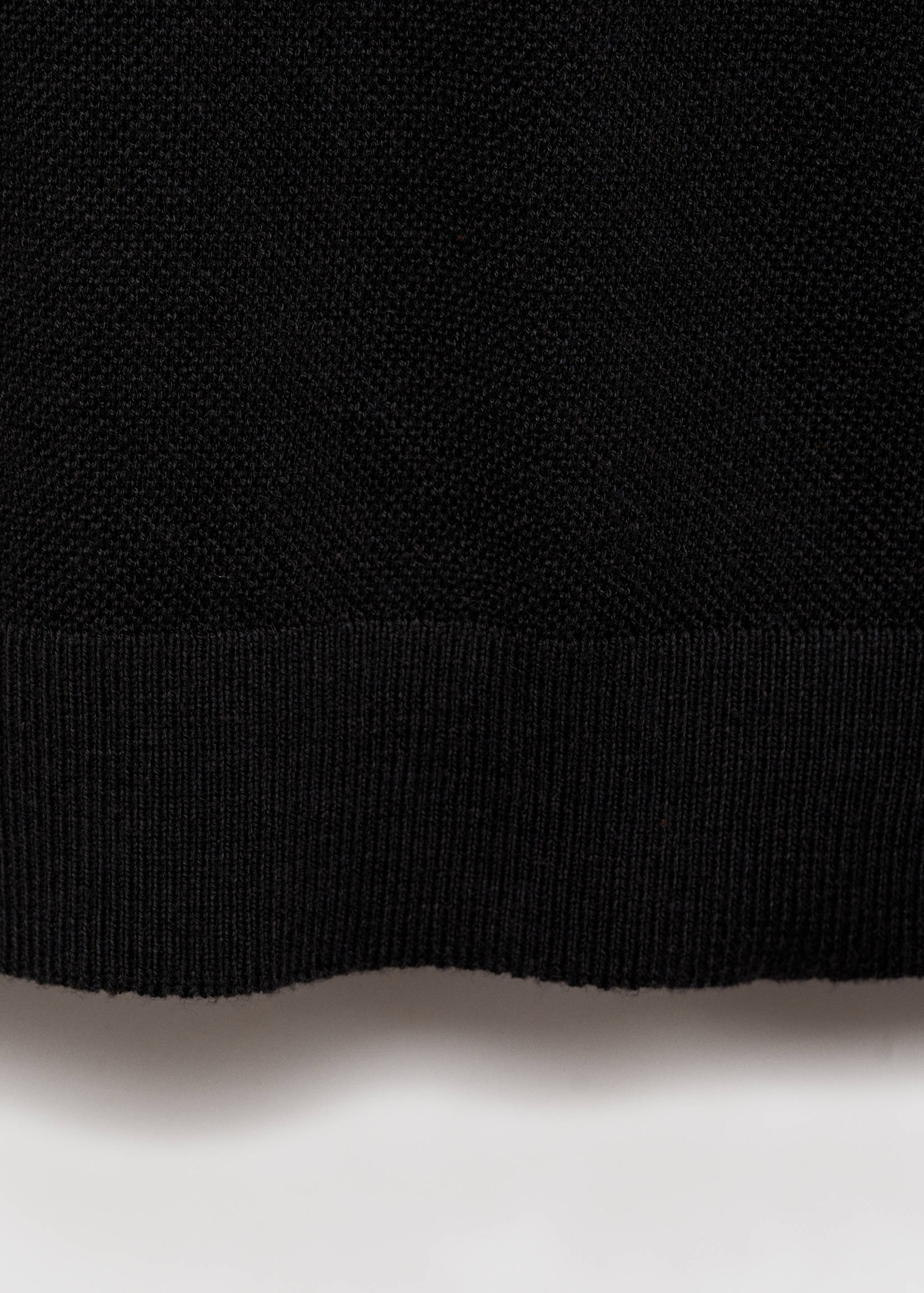 Cotton fine-knit t-shirt - Details of the article 0