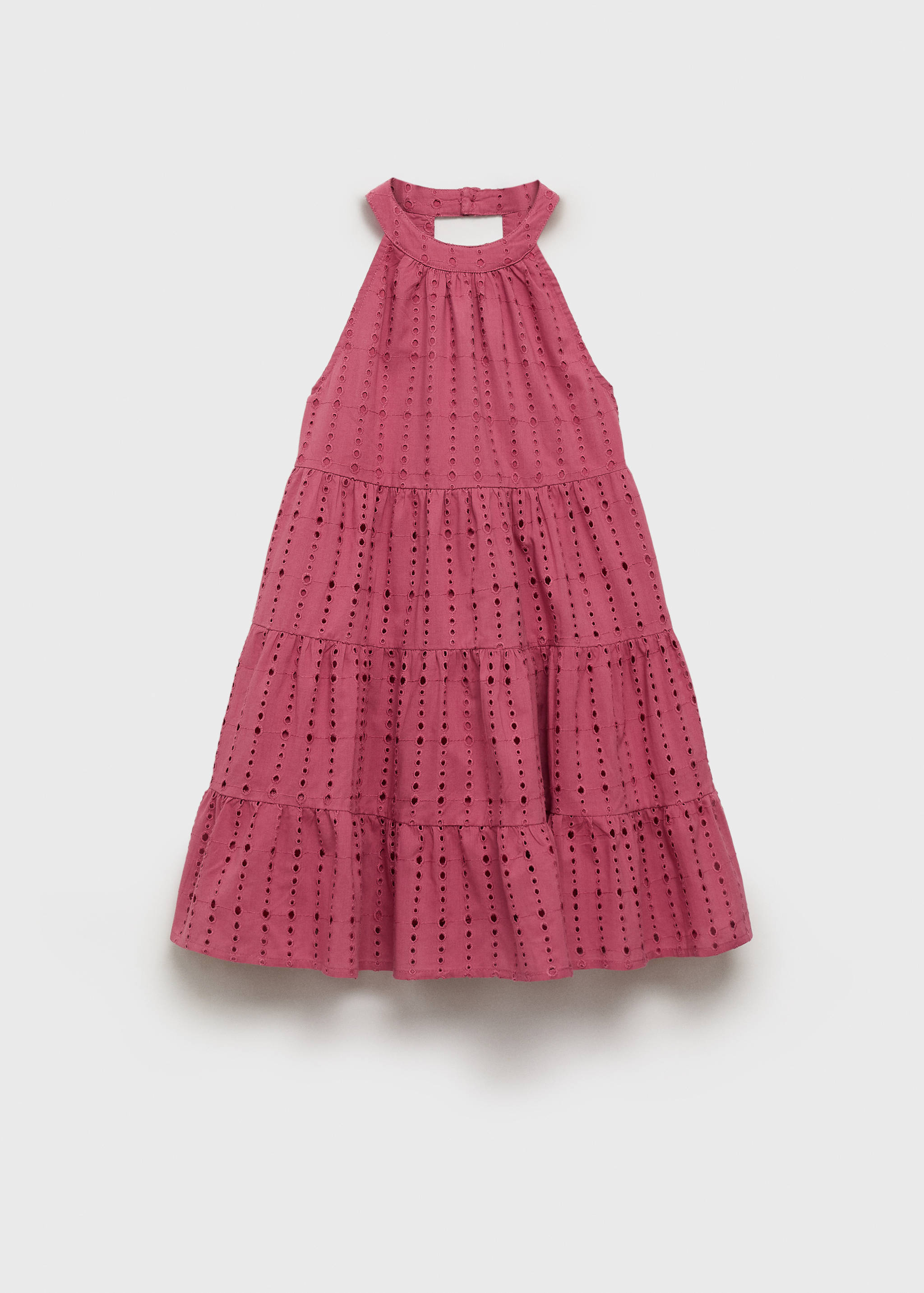 Frills embroidered dress - Article without model