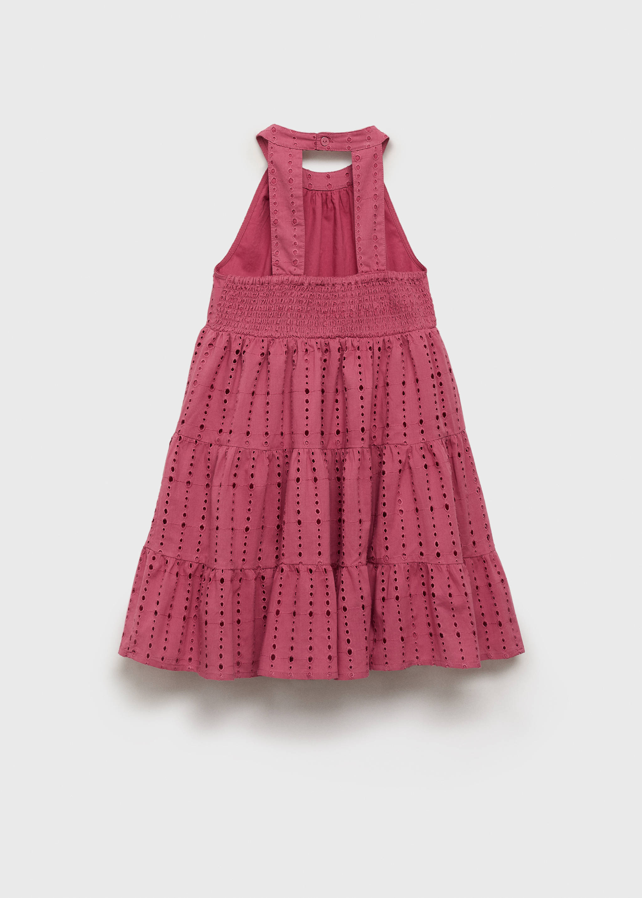 Frills embroidered dress - Reverse of the article