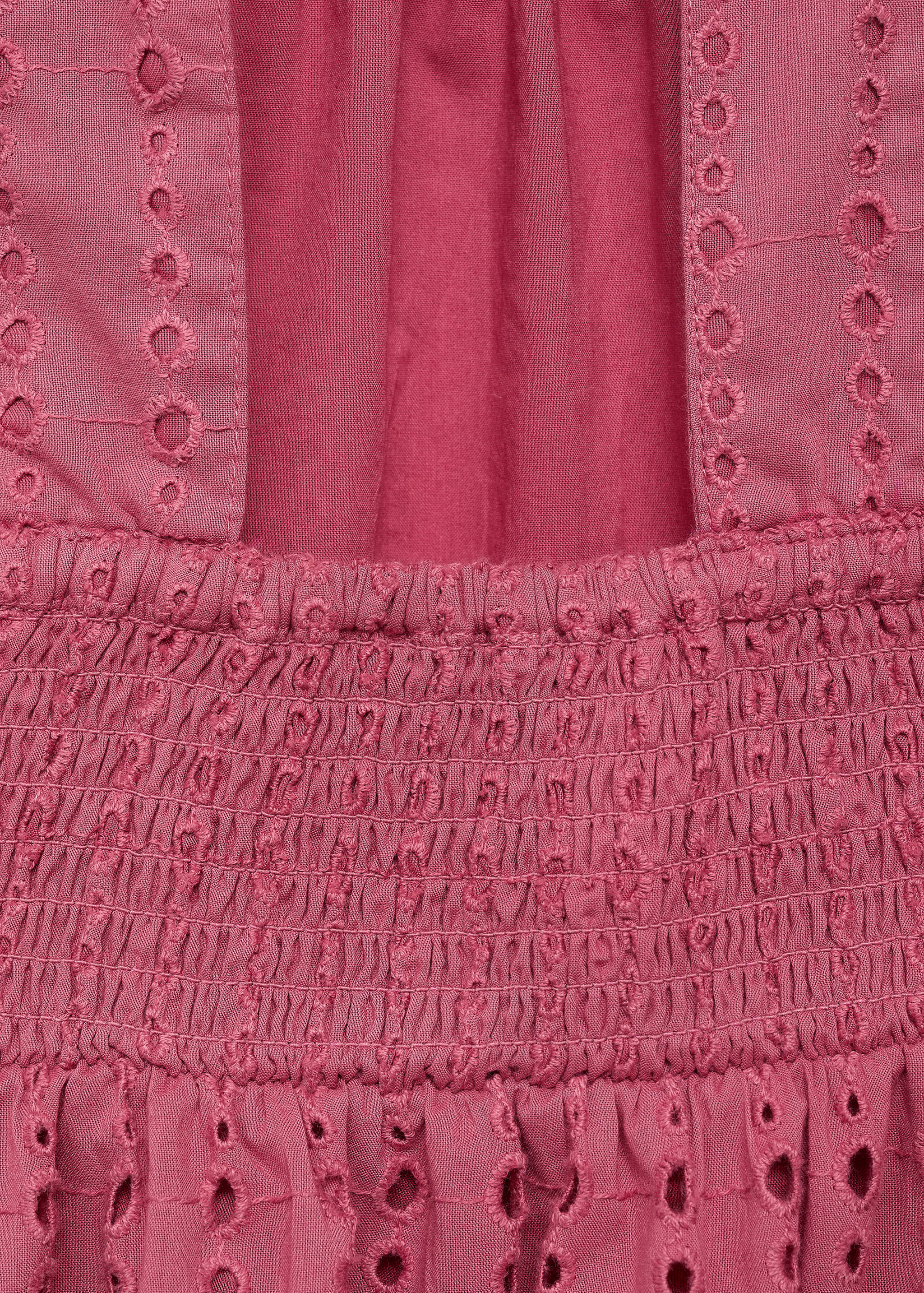 Frills embroidered dress - Details of the article 8