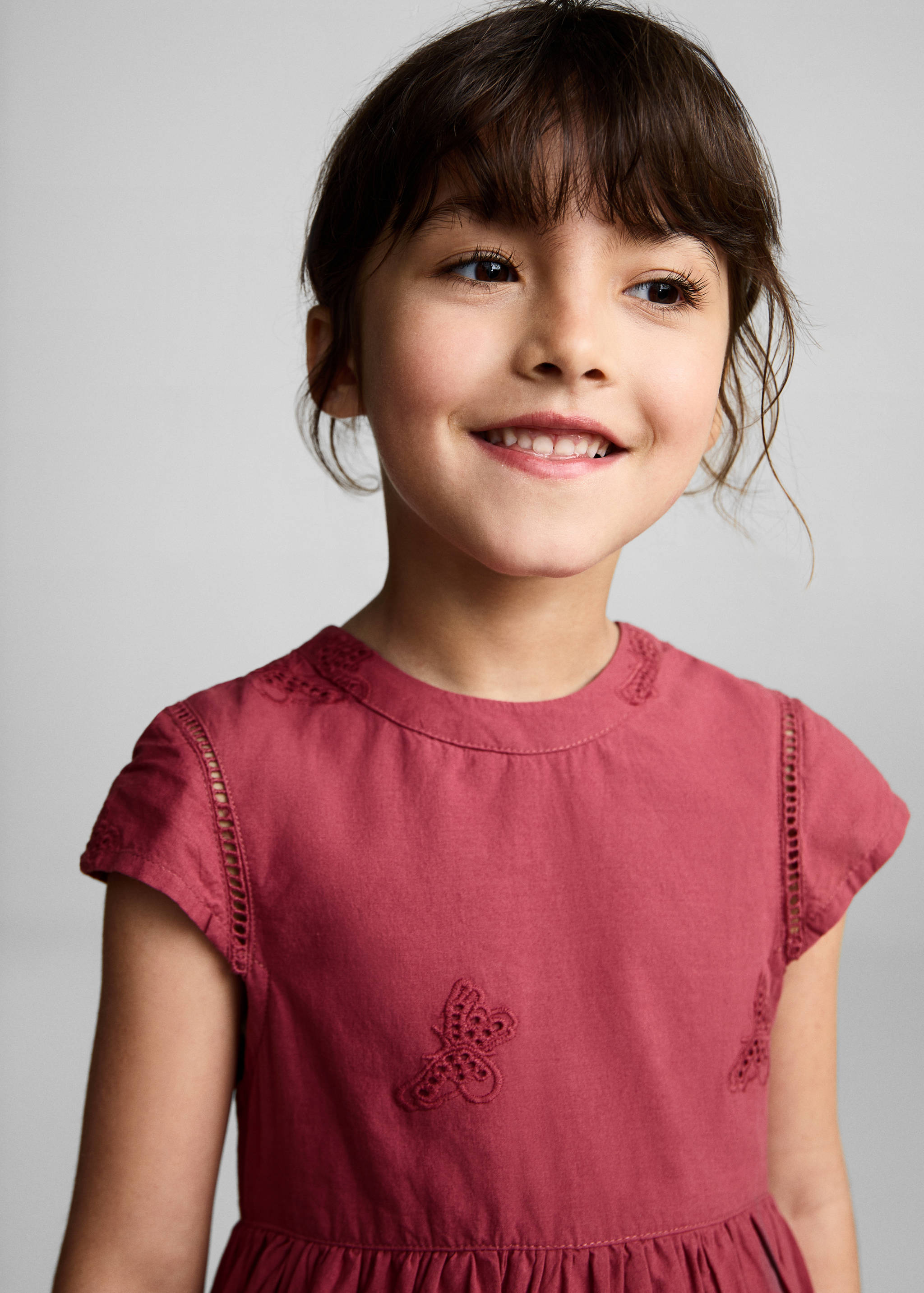 Embroidered detail dress - Details of the article 1