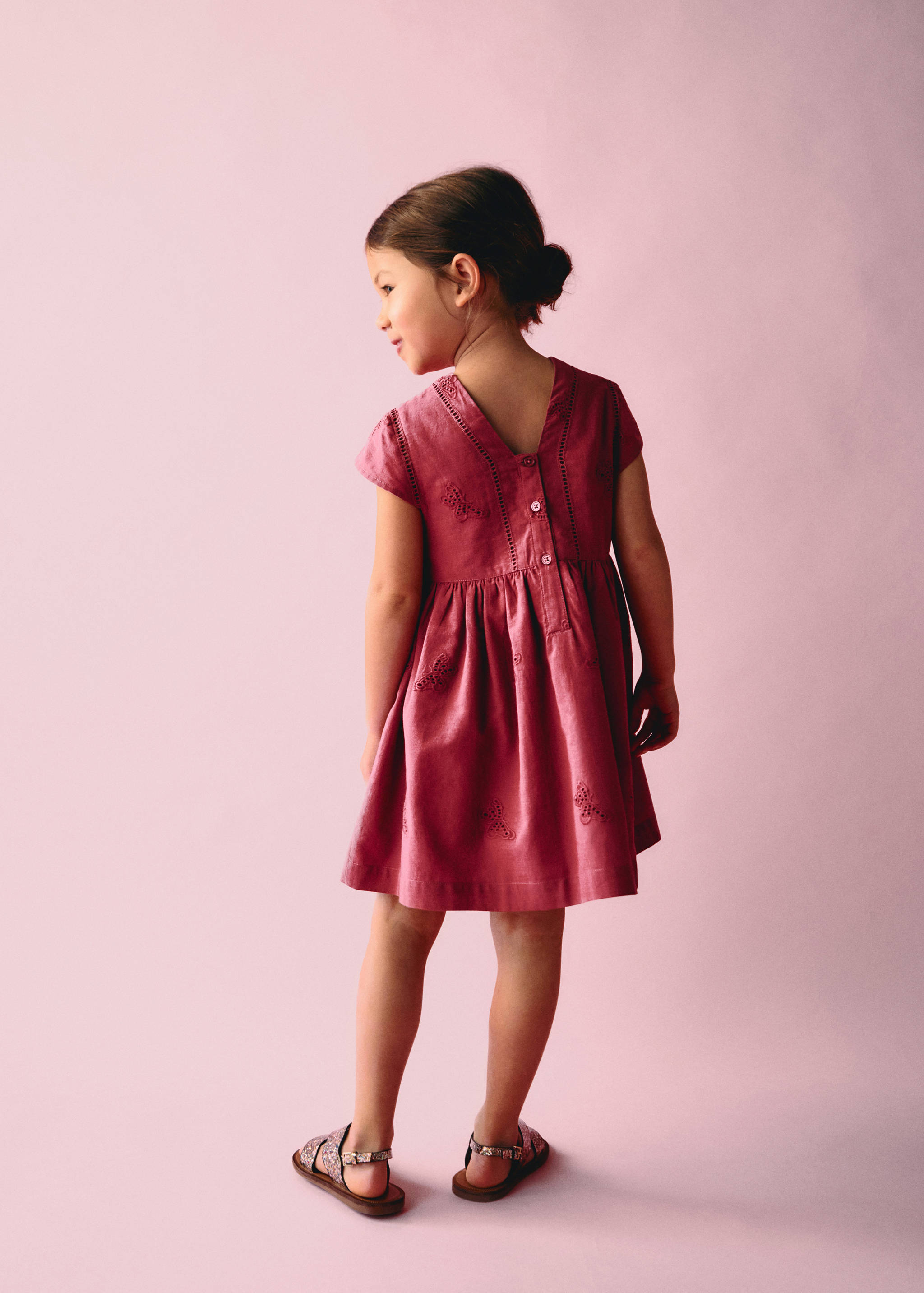Embroidered detail dress - Details of the article 5