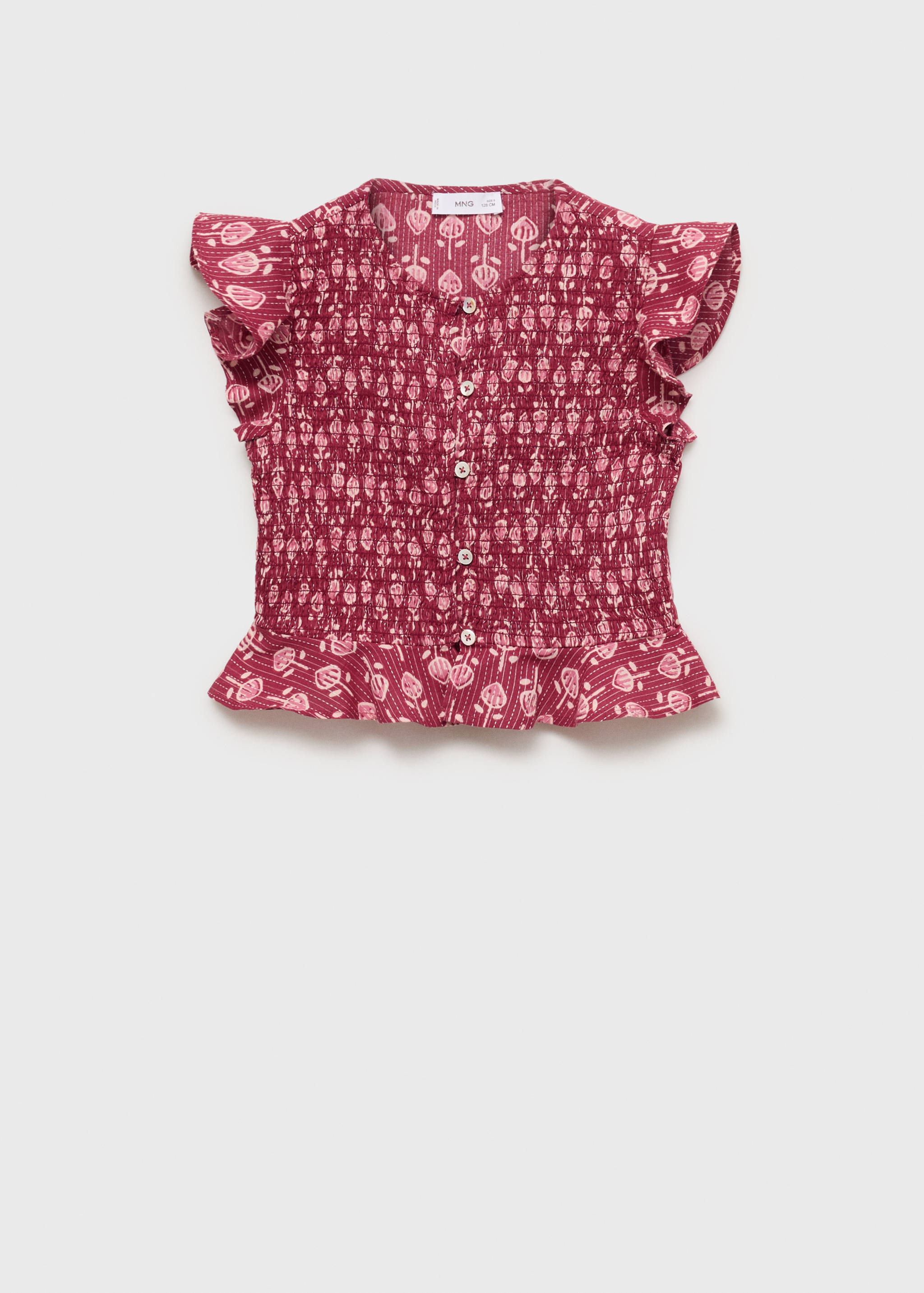 Ruffles printed blouse - Article without model