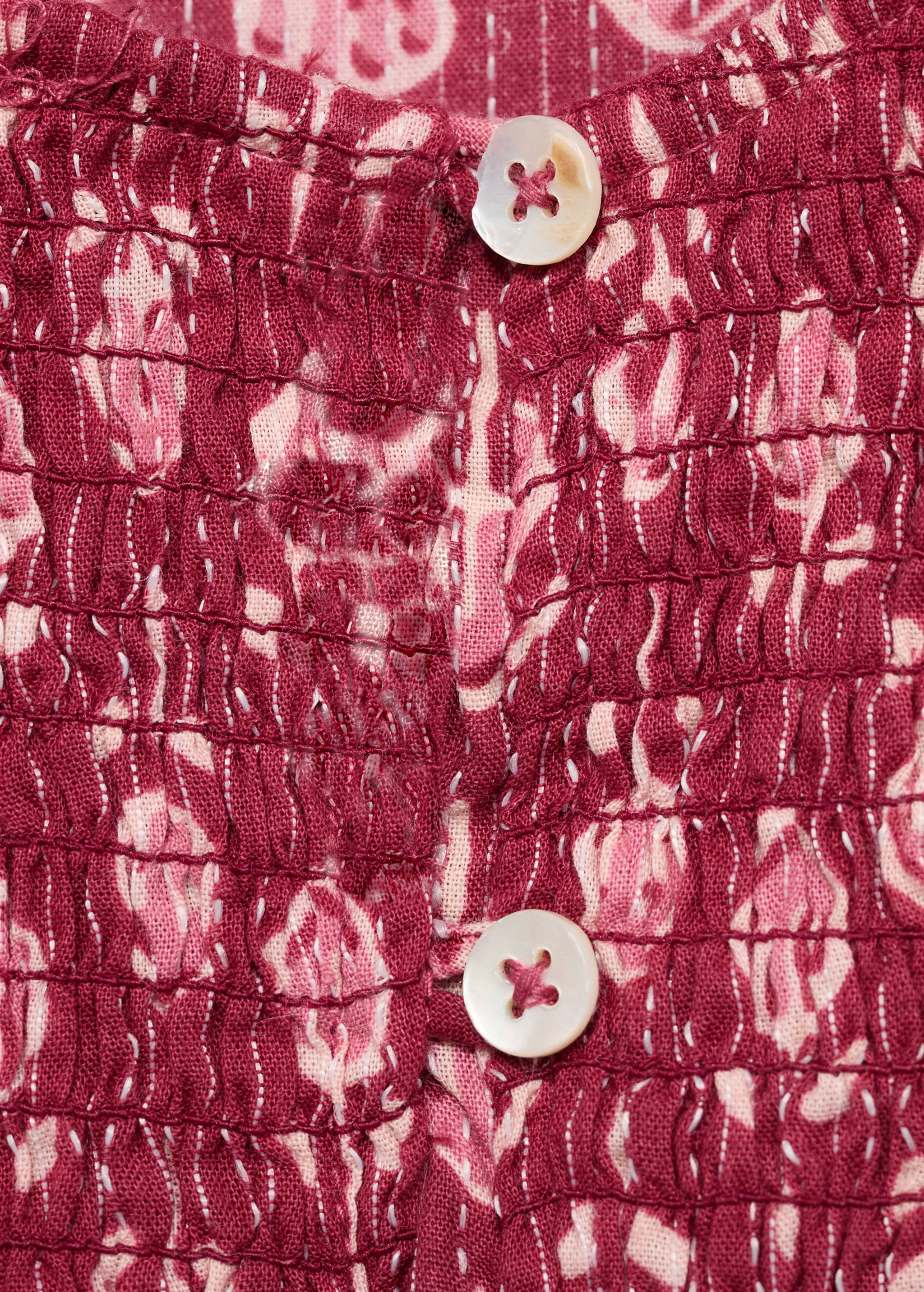 Ruffles printed blouse - Details of the article 8