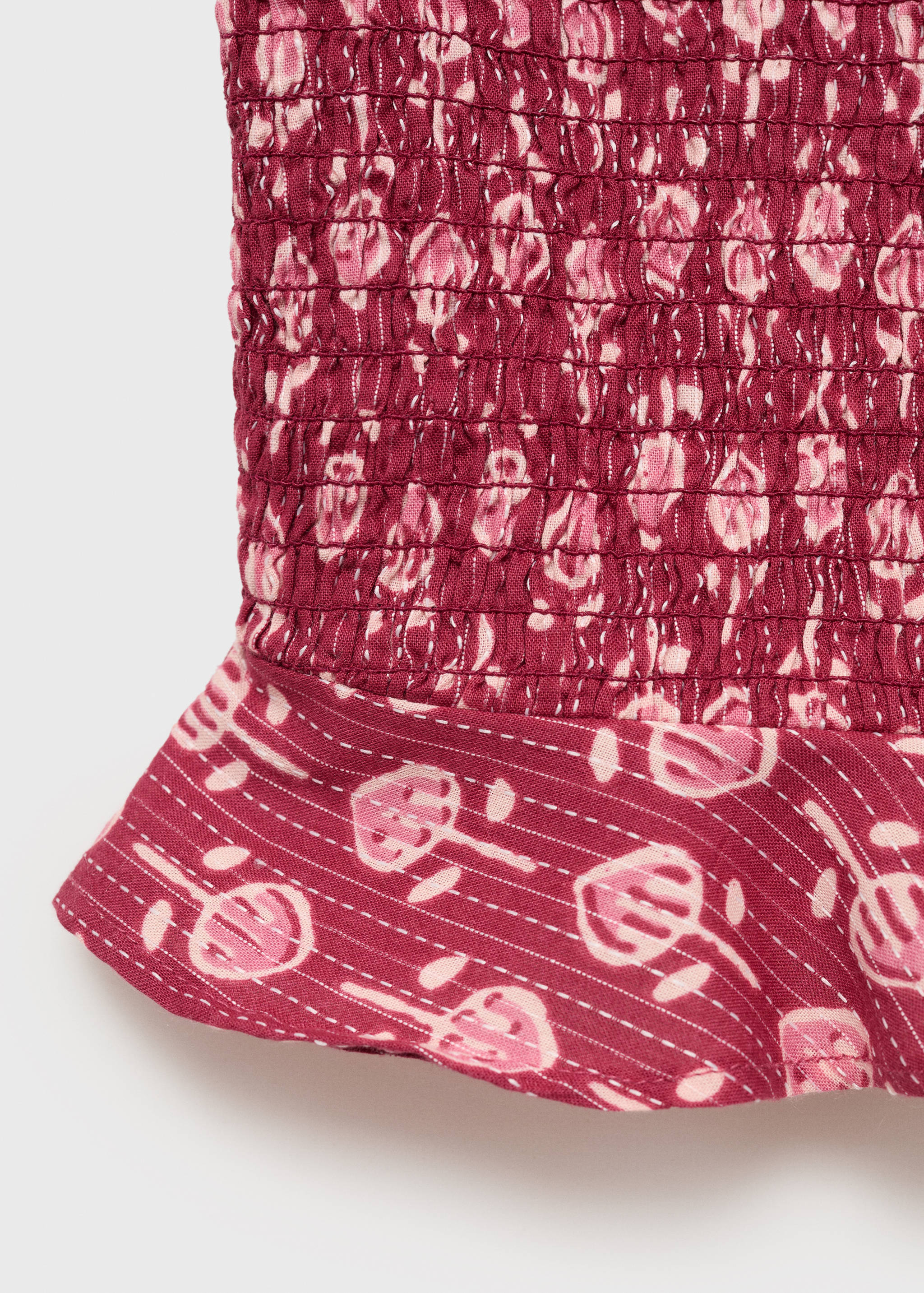 Ruffles printed blouse - Details of the article 0