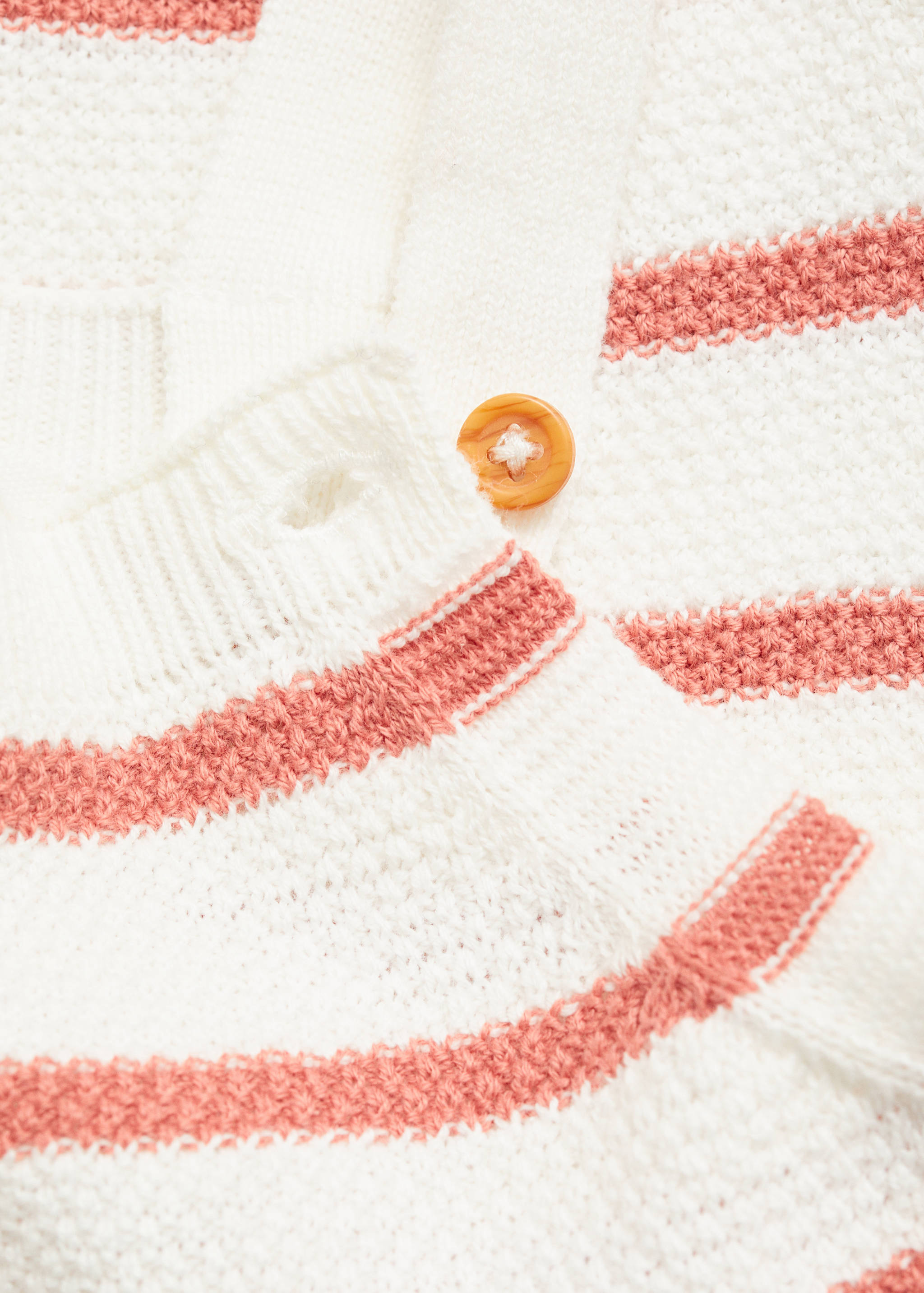 Striped knitted romper - Details of the article 8