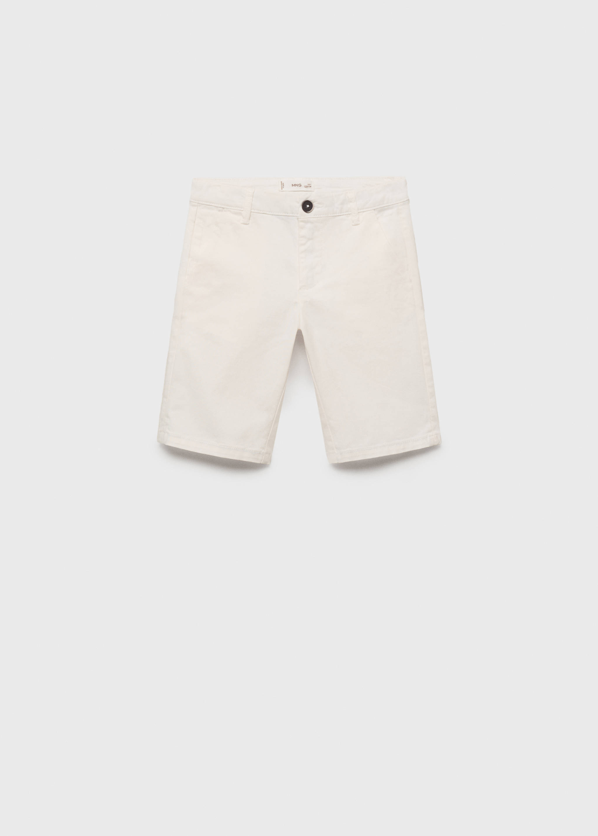 Cotton chino style Bermuda shorts - Article without model