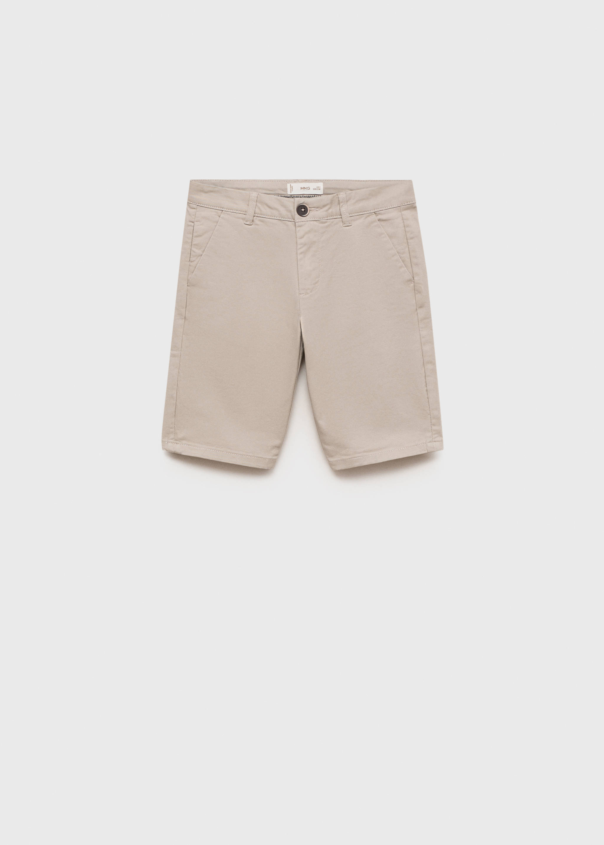 Cotton chino style Bermuda shorts - Article without model