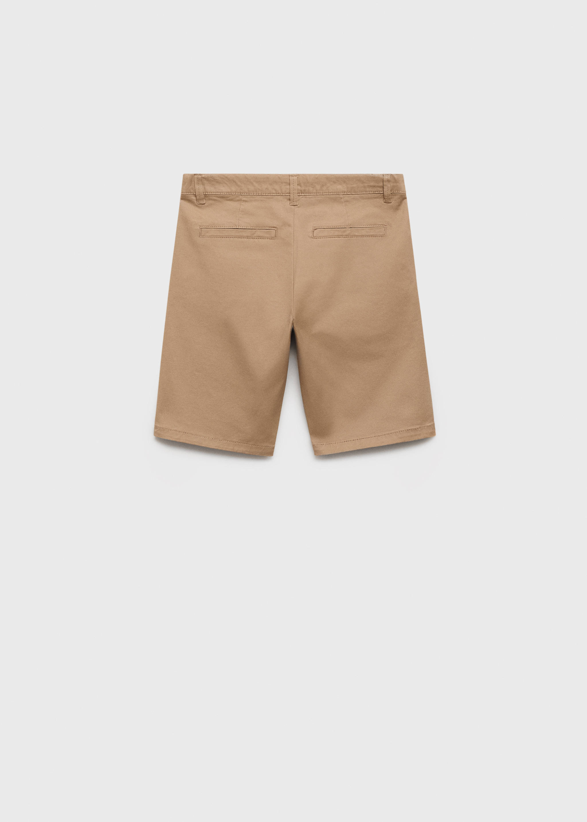 Cotton chino style Bermuda shorts - Reverse of the article