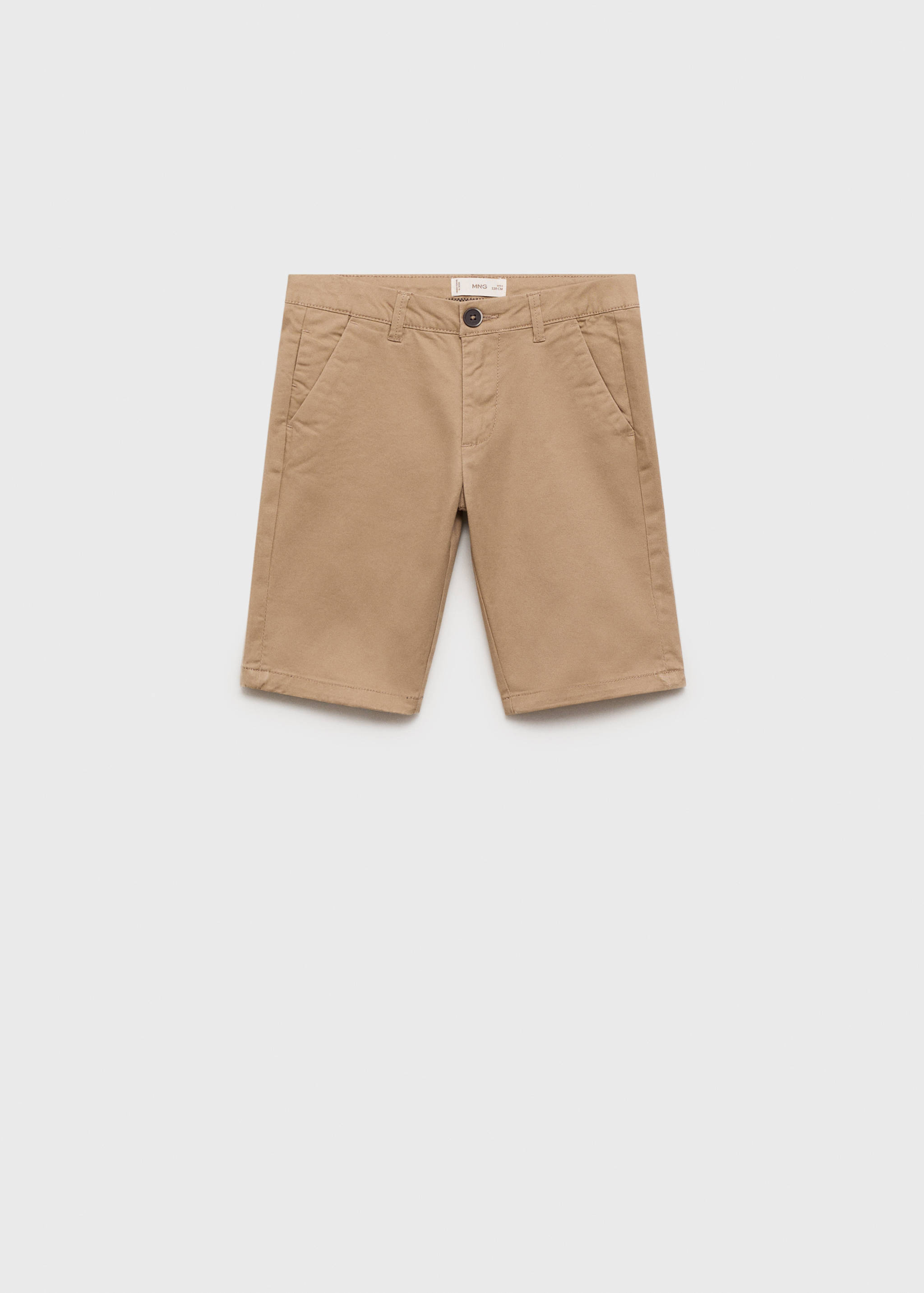 Cotton chino style Bermuda shorts - Article without model