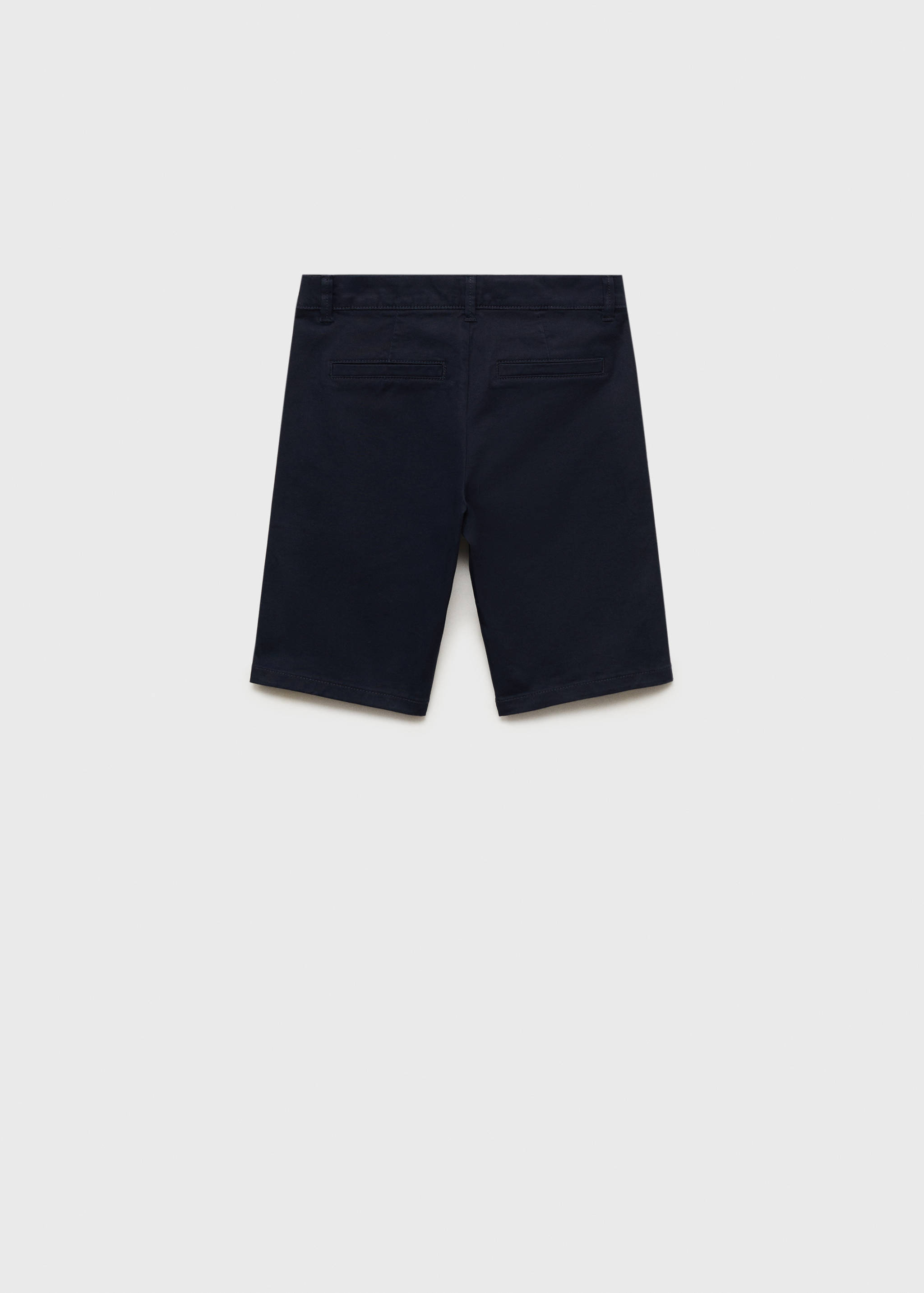 Cotton chino style Bermuda shorts - Reverse of the article