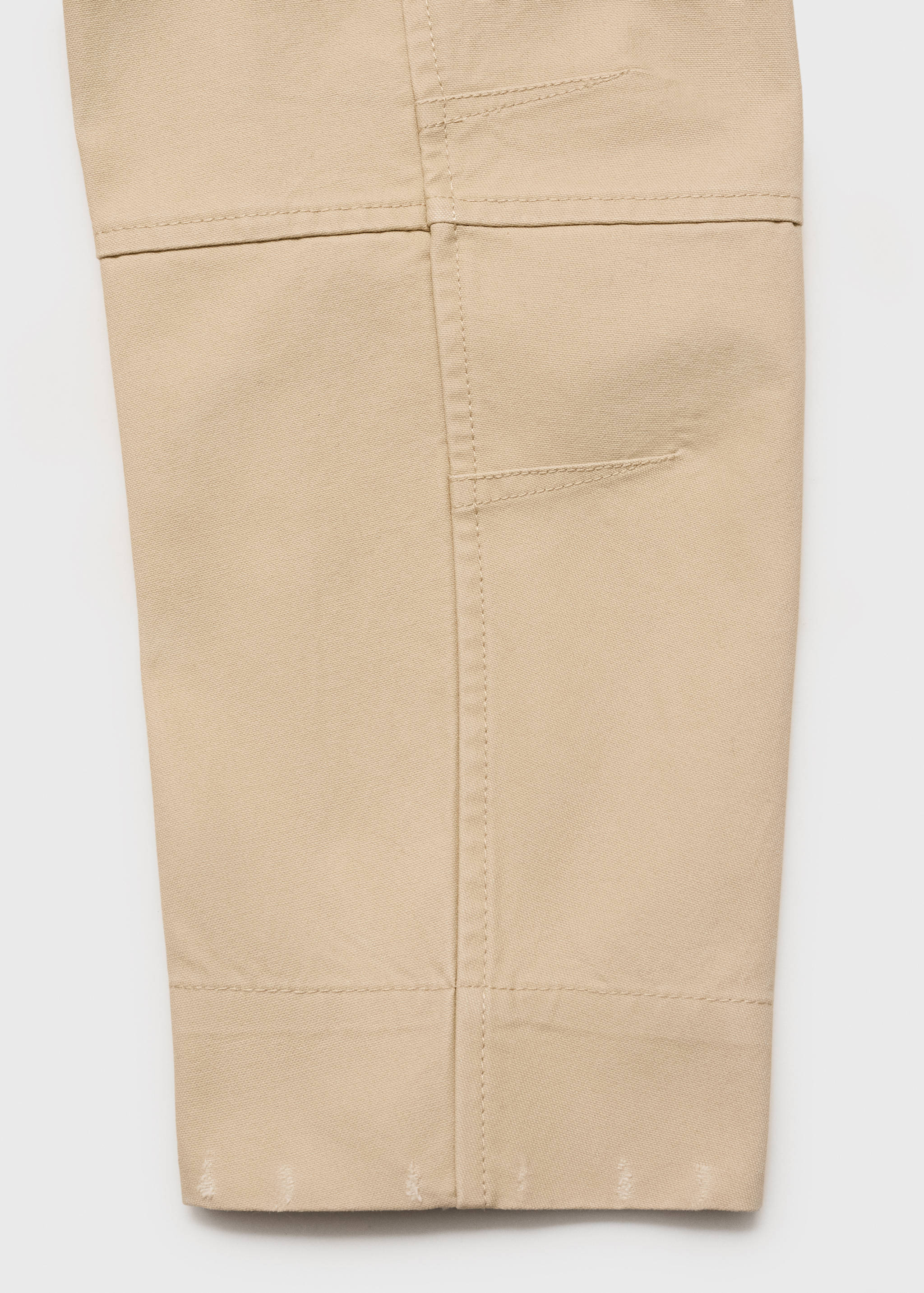 Veste en coton à col contrasté - Détail de l'article 0