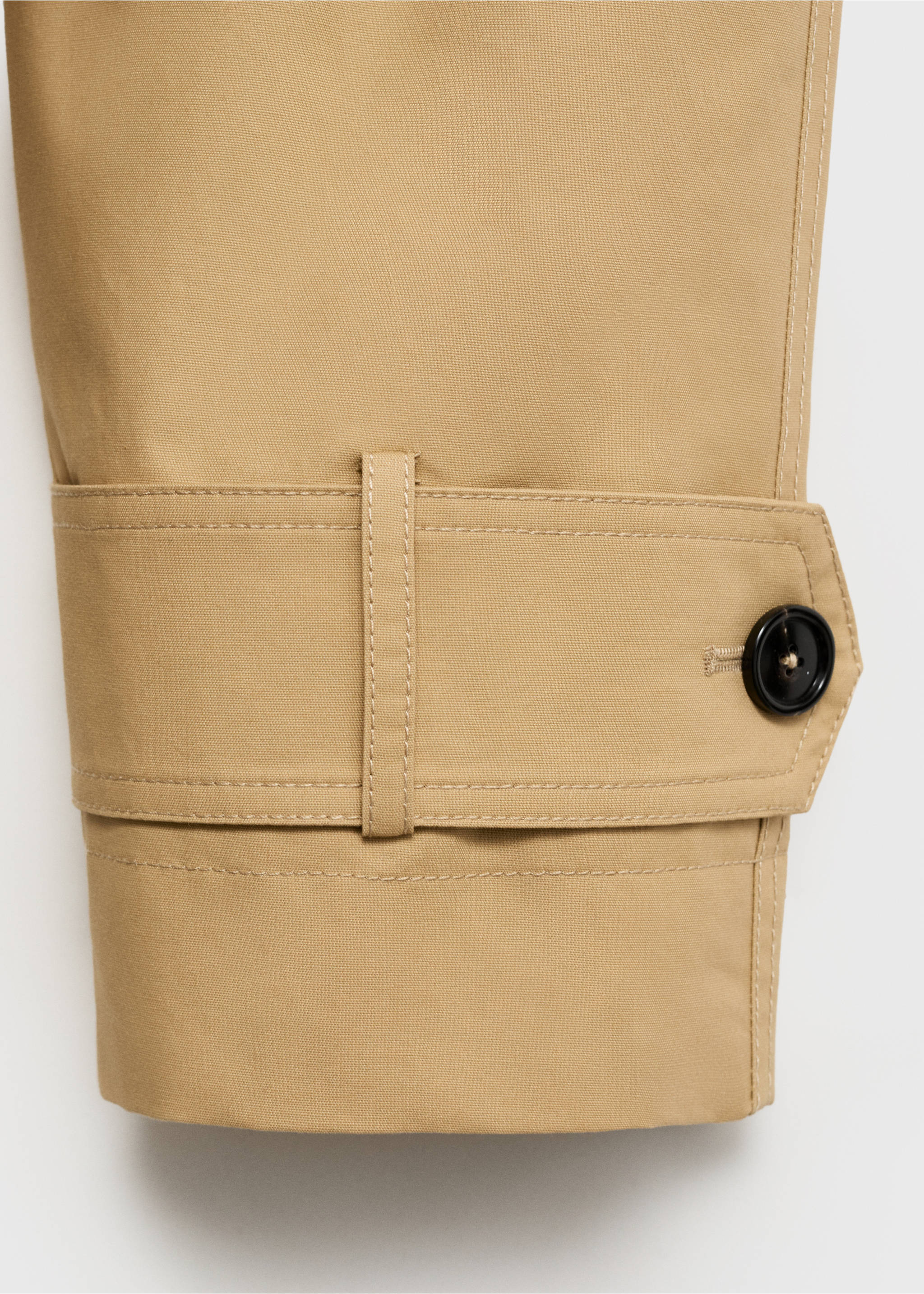 Cotton barn jacket with buttons - Details of the article 0, Medium Brown. Ref: 87075948-00.