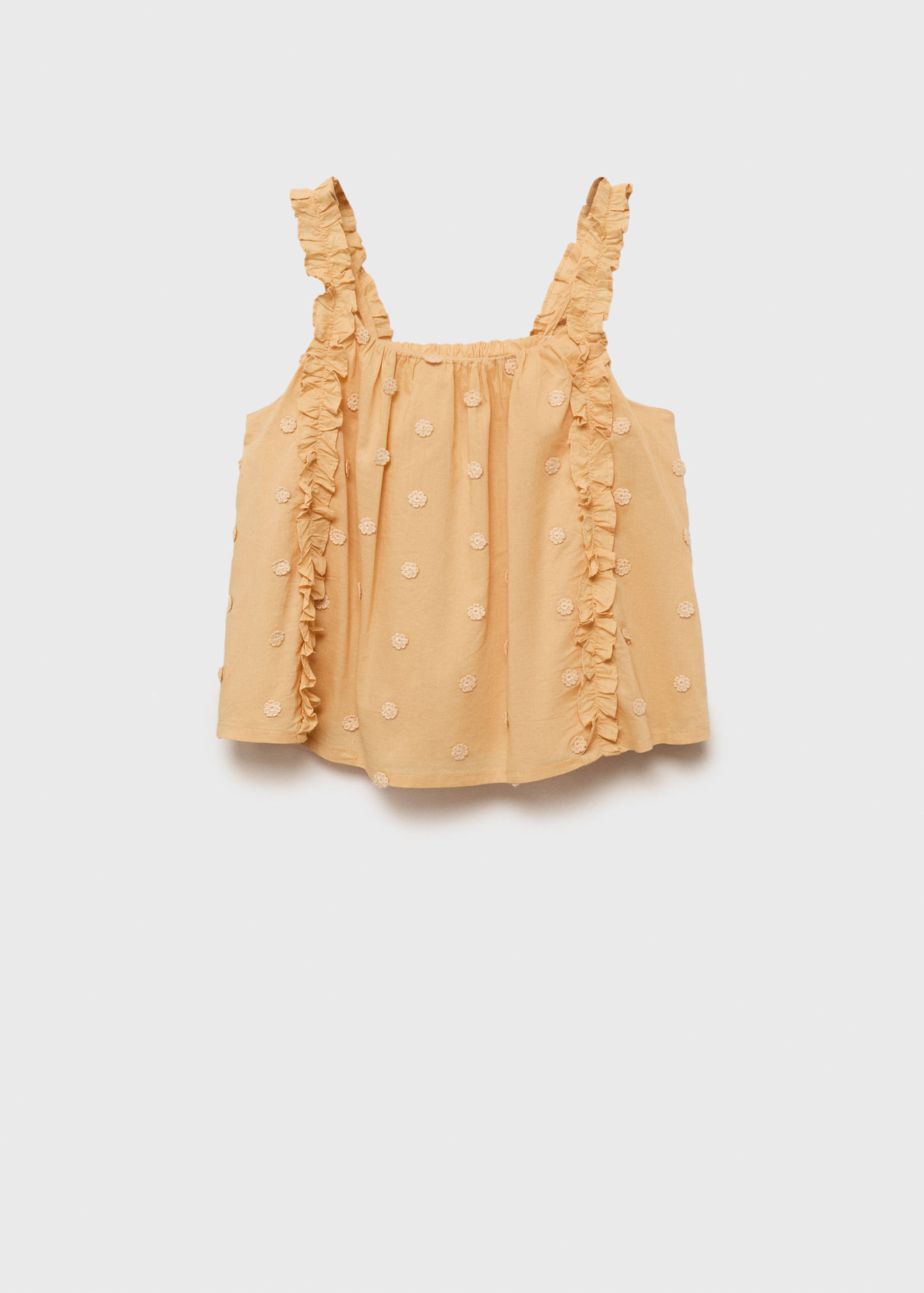 Ruched embroidered blouse - Article without model