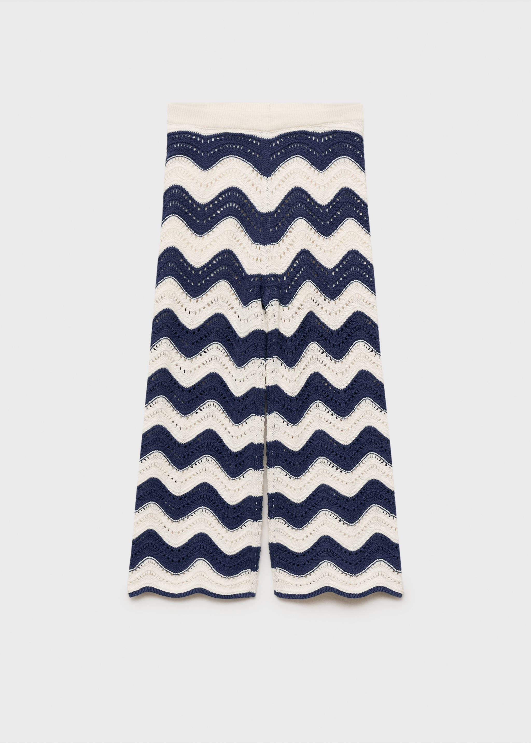 Pantalón punto calado zigzag - Artículo sin modelo, Azul tinta. Ref: 87075950-00.