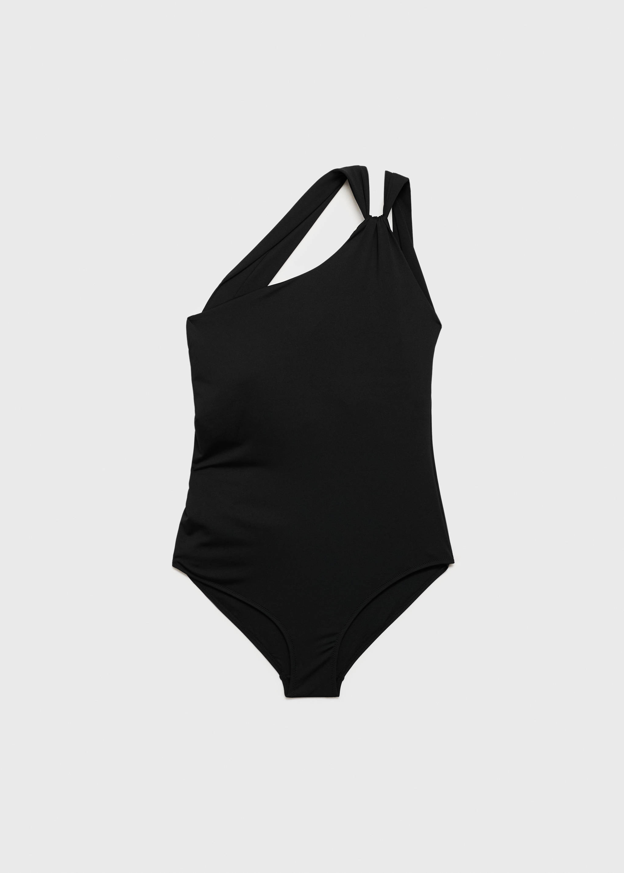 Asymmetrical swimsuit with gathered detail - Article without model