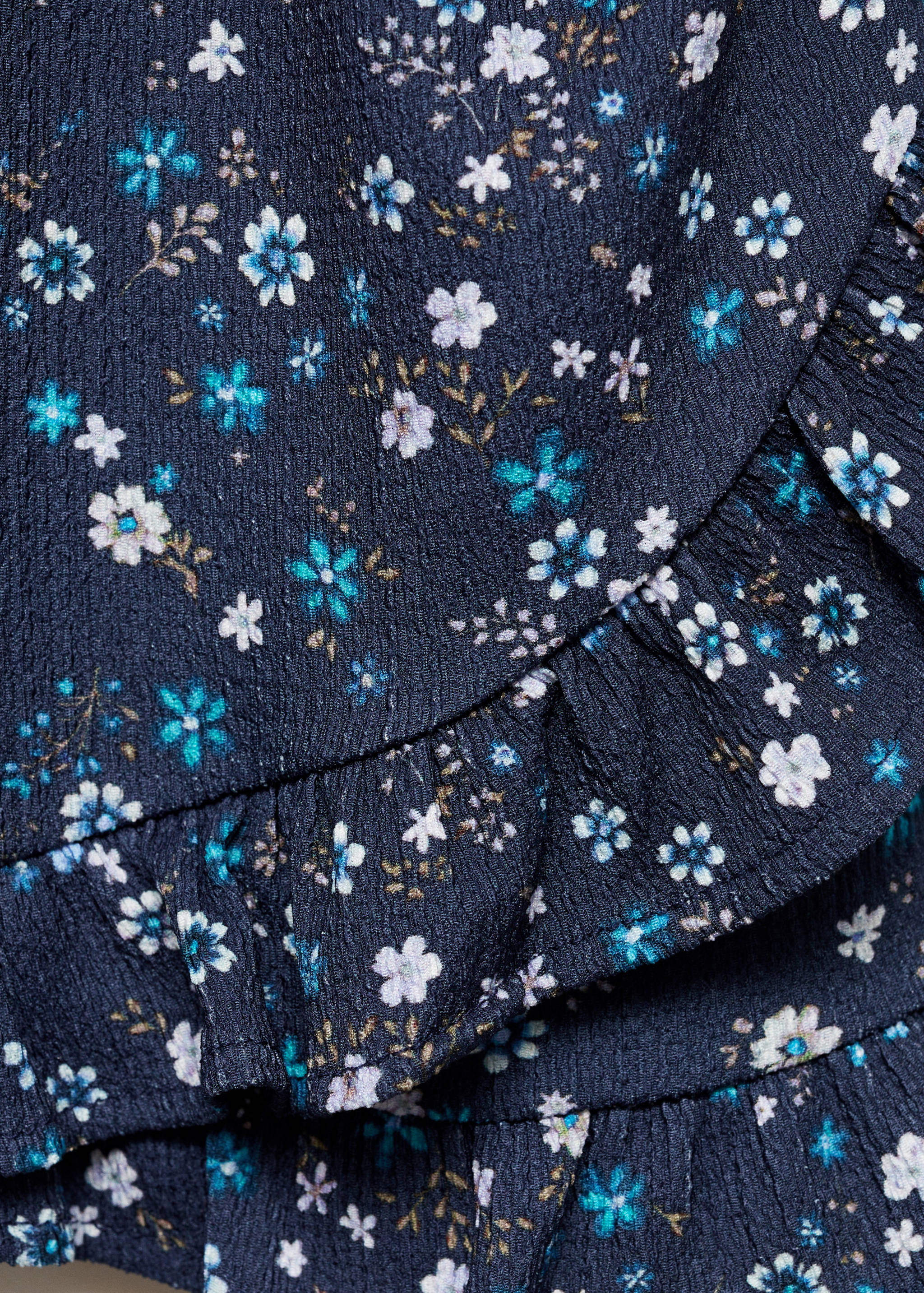 Short floral dress - Details of the article 8