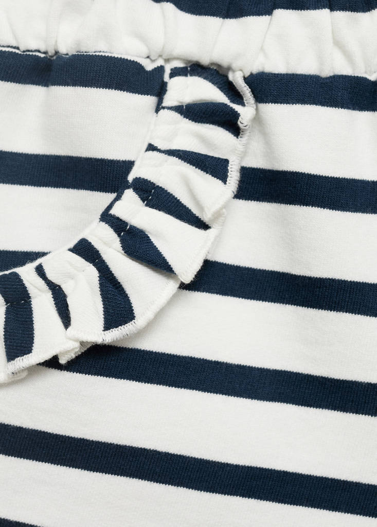 Stripe-print shorts — Dark Navy