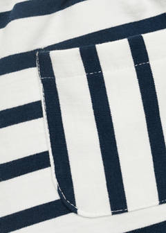 Stripe-print shorts — Dark Navy 6