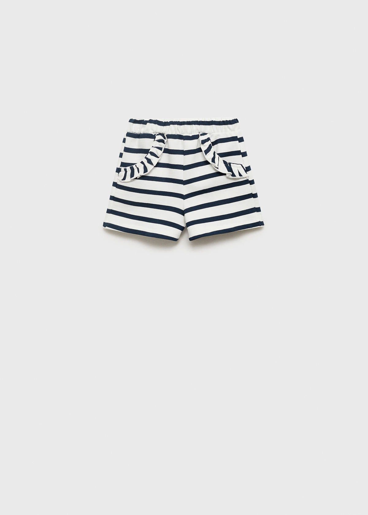 Stripe-print shorts — Dark Navy