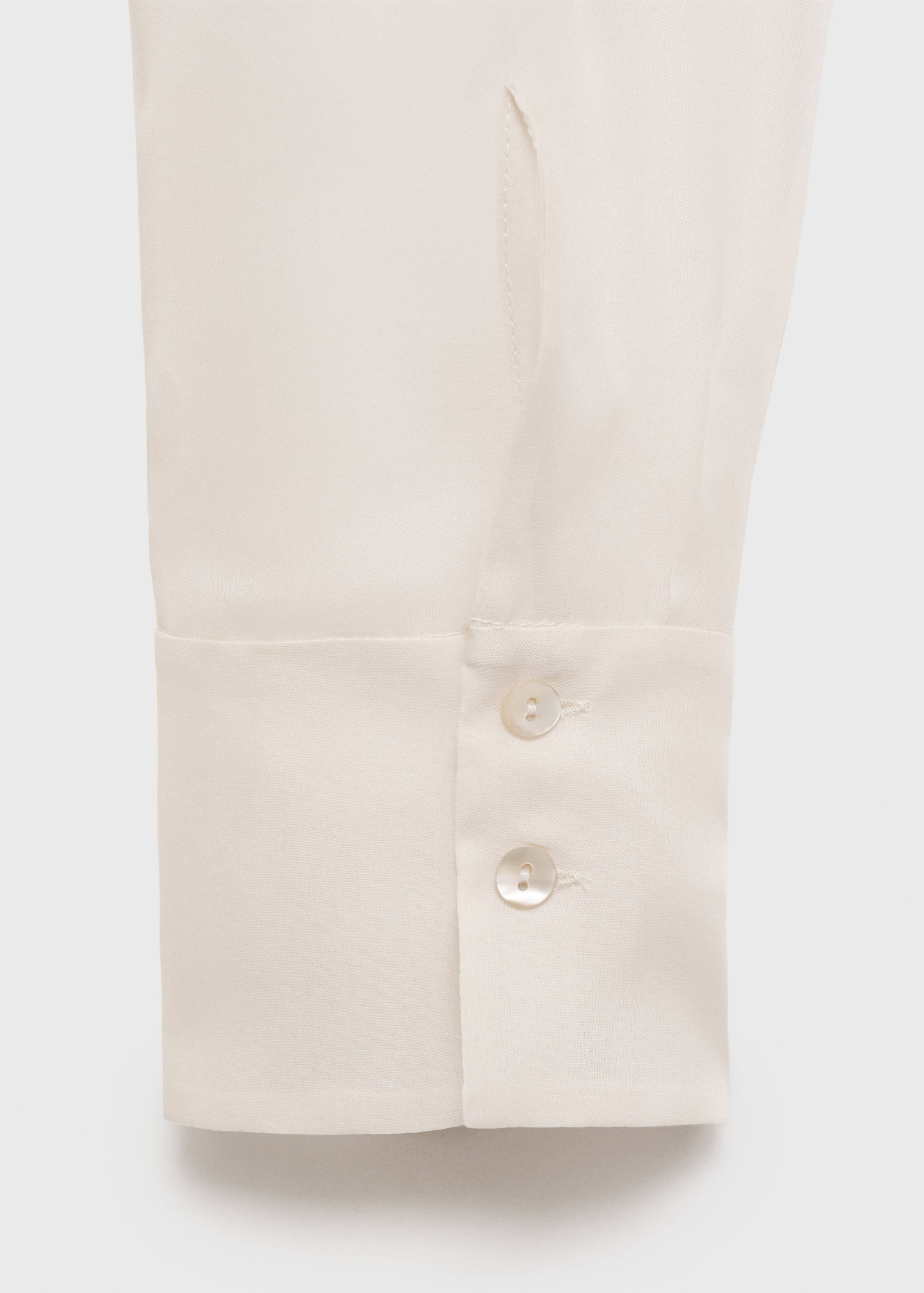Semi-transparent silk organza shirt - Details of the article 0