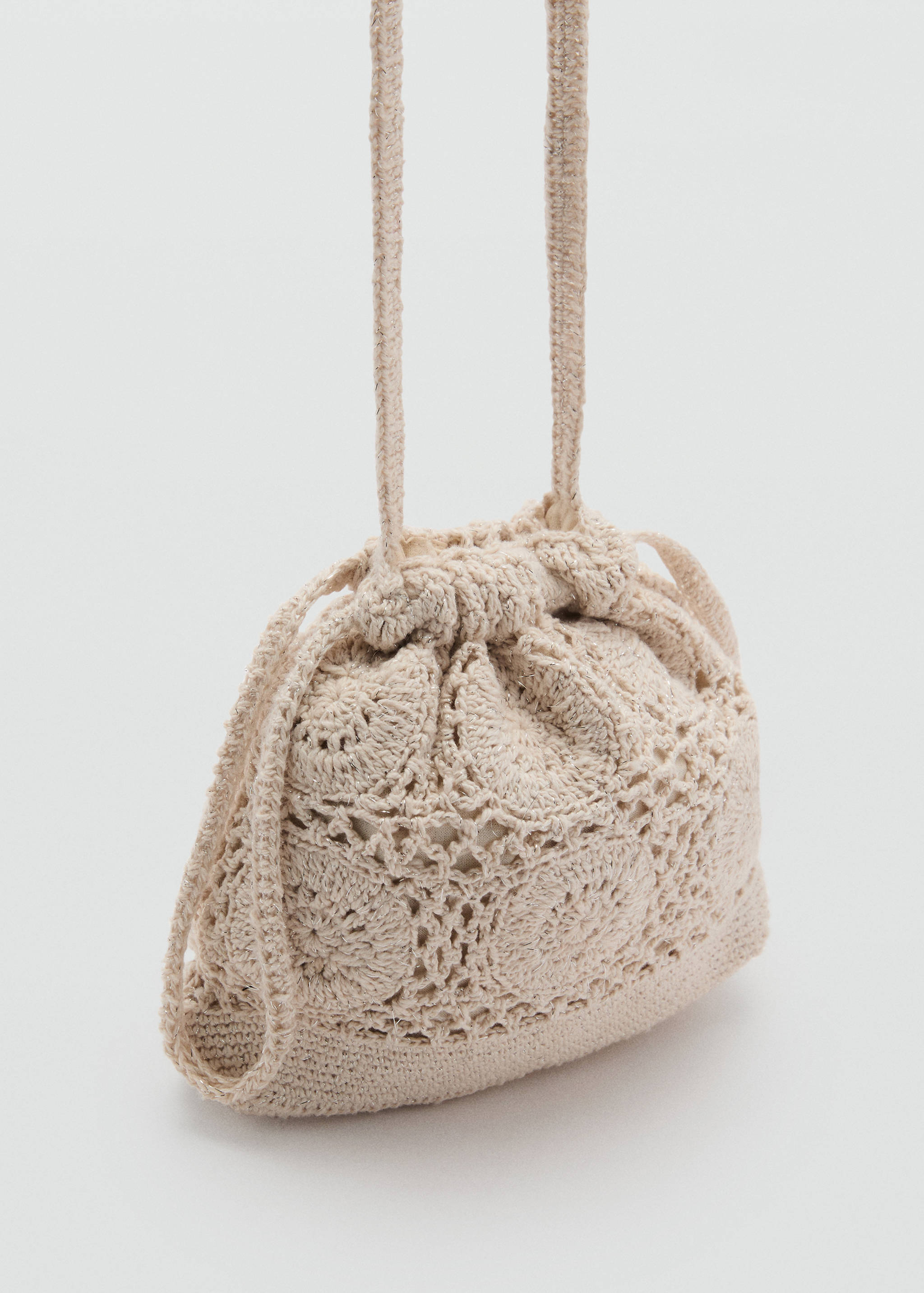 Bucket crochet bag - Medium plane