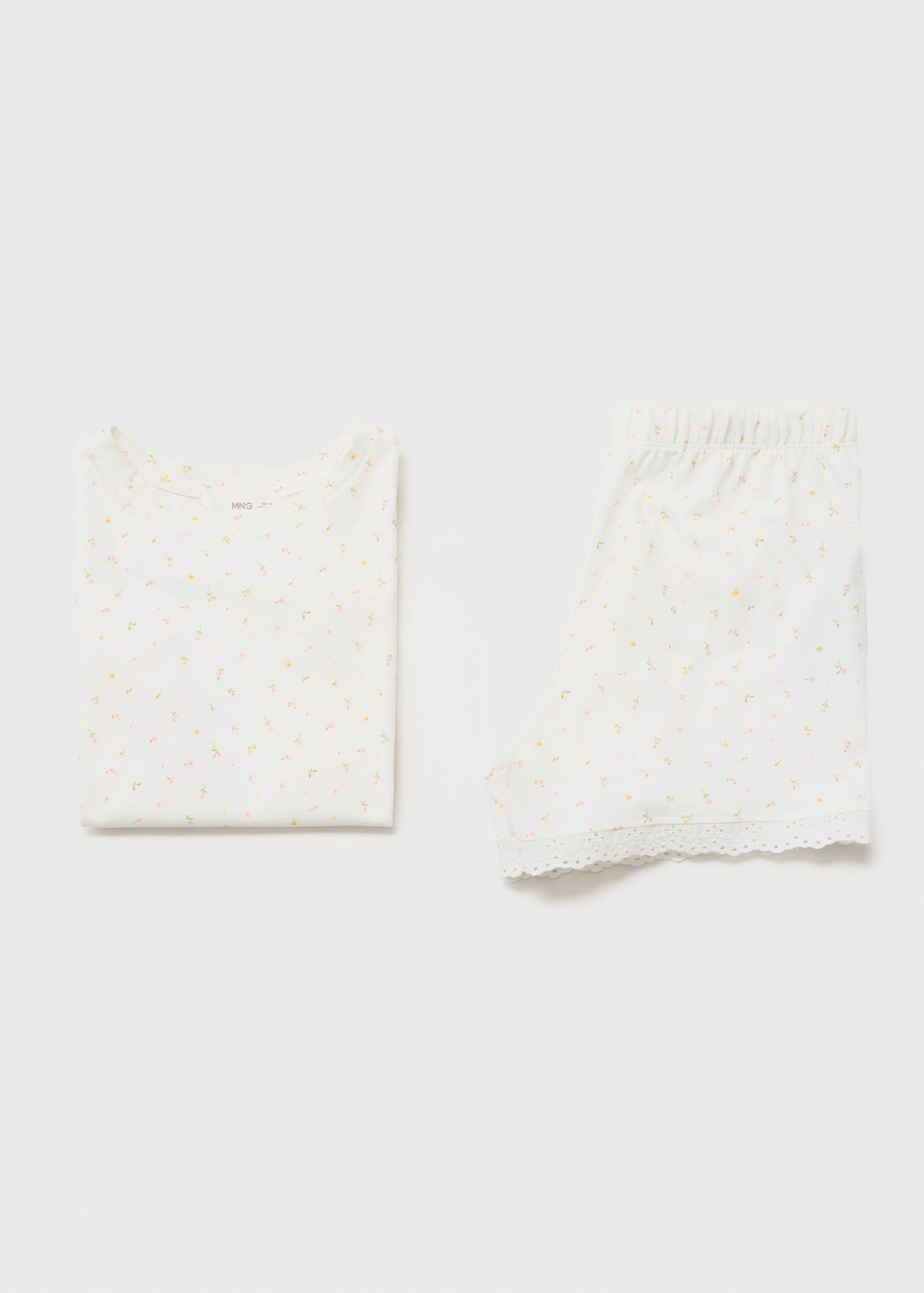 Floral cotton pyjamas - Details of the article 8