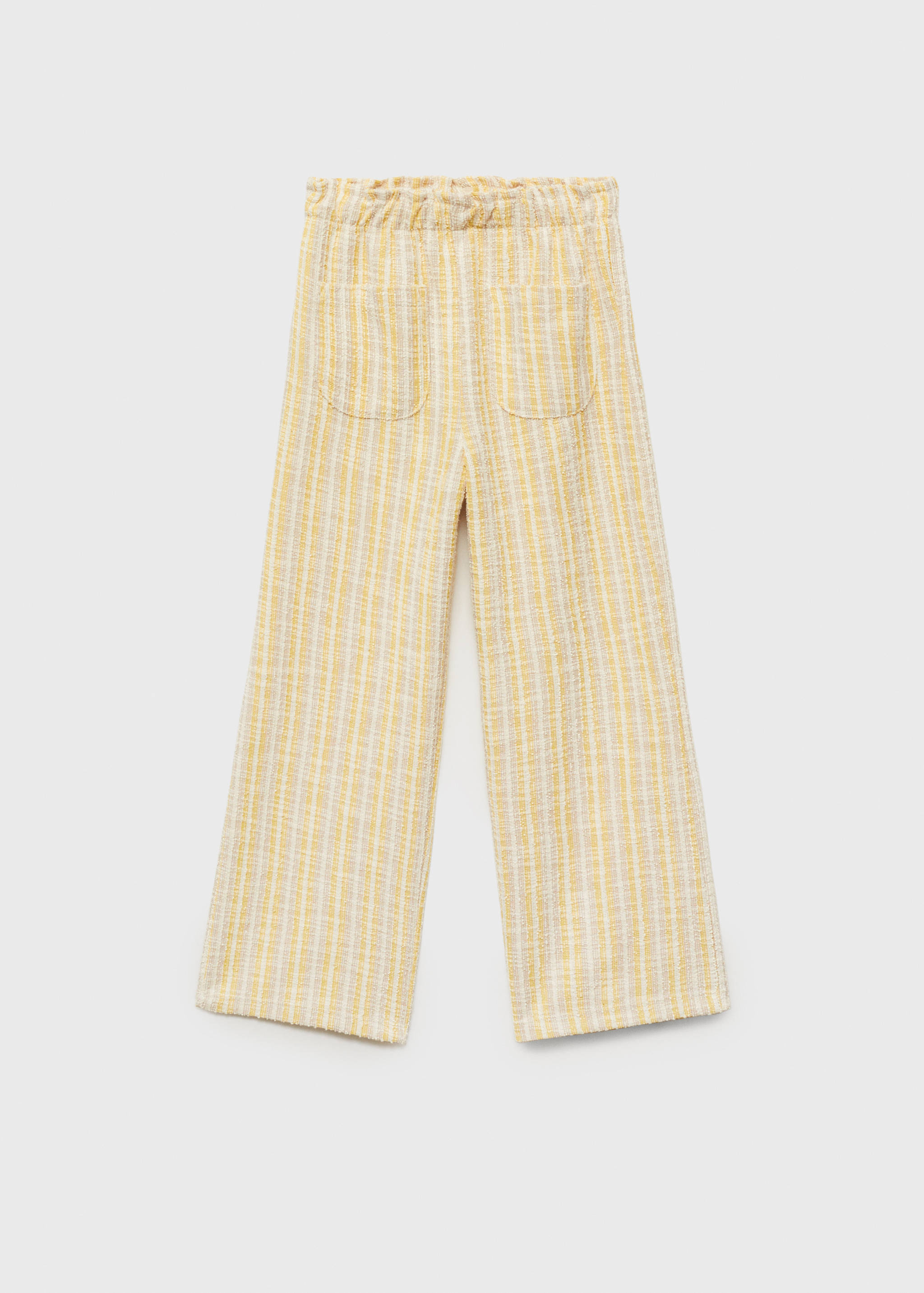 Брюки с фактурными полосками - Изделие без модели