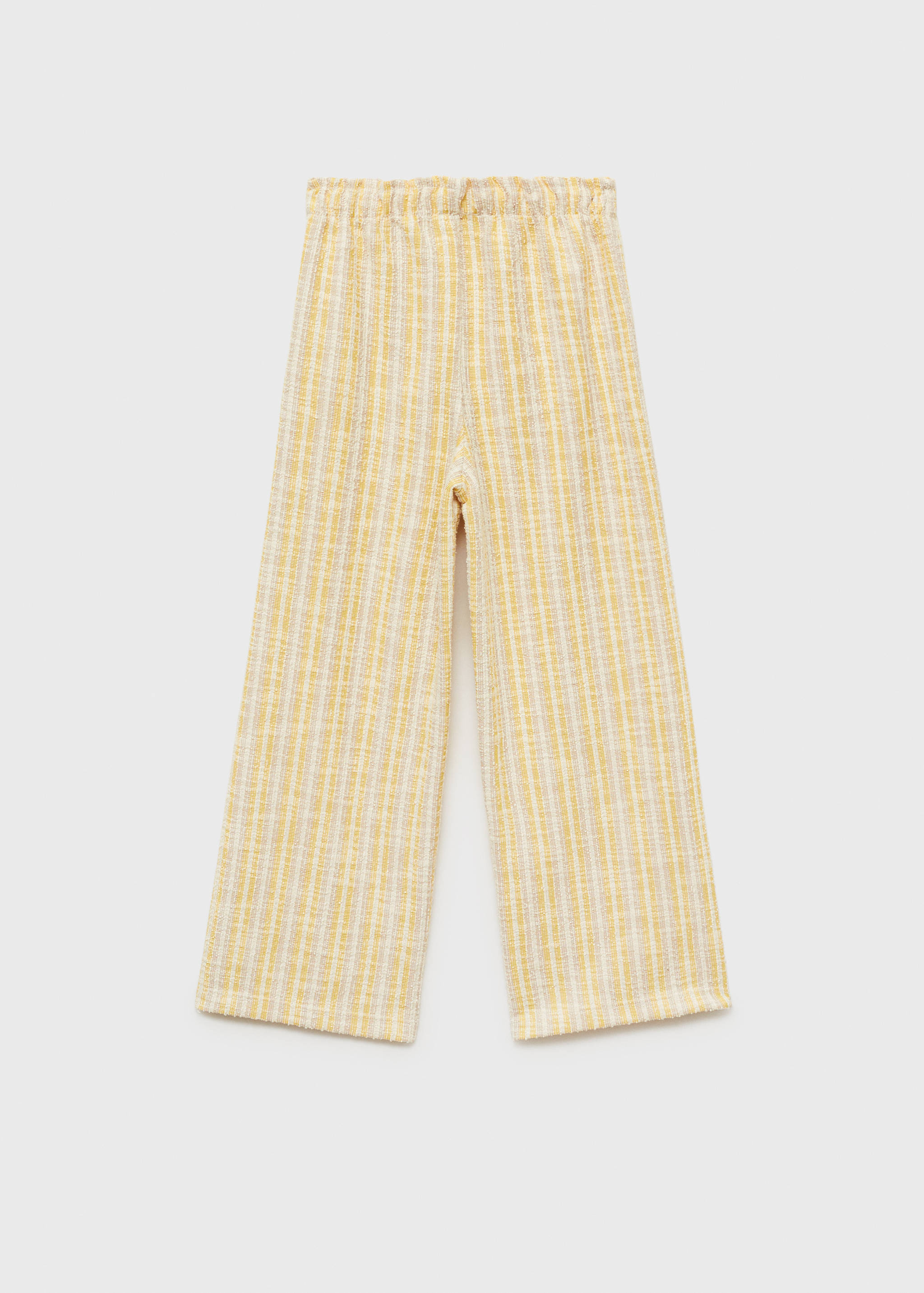 Брюки с фактурными полосками - Обратная сторона изделия