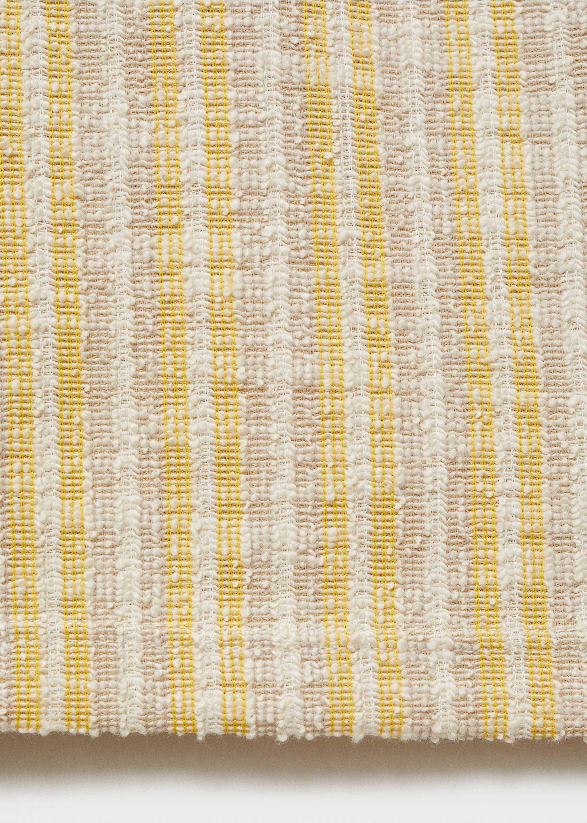 Pantalón textura rayas - Detalle del artículo 0, Amarillo pastel. Ref: 87075975-00.