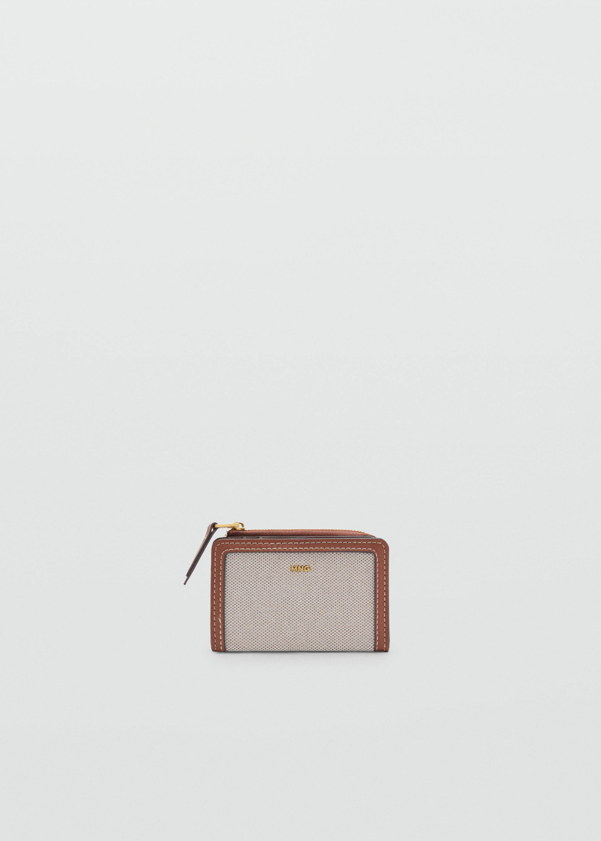 Canvas wallet with contrasting flap - Article without model
