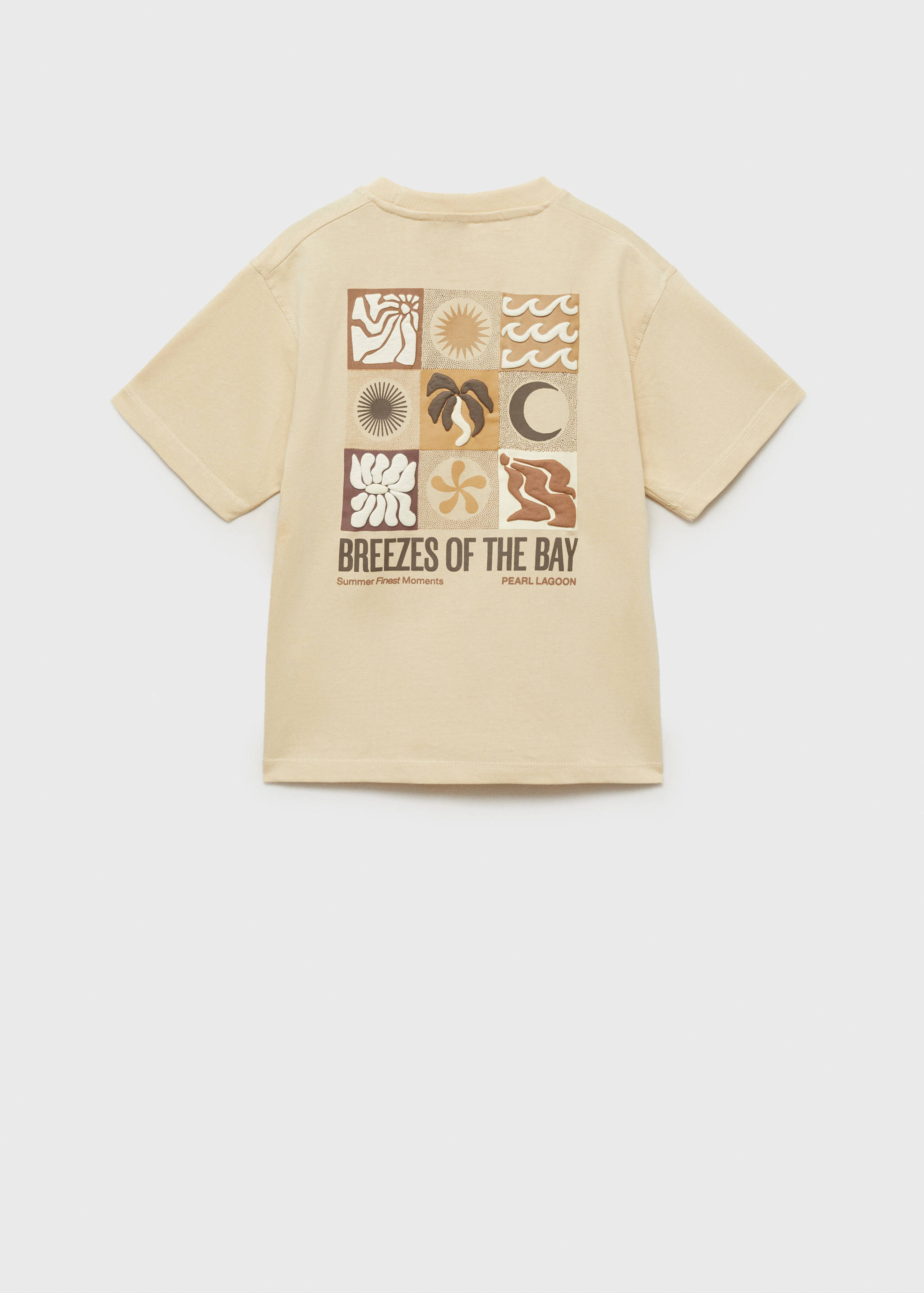 Printed cotton-blend t-shirt - Reverse of the article