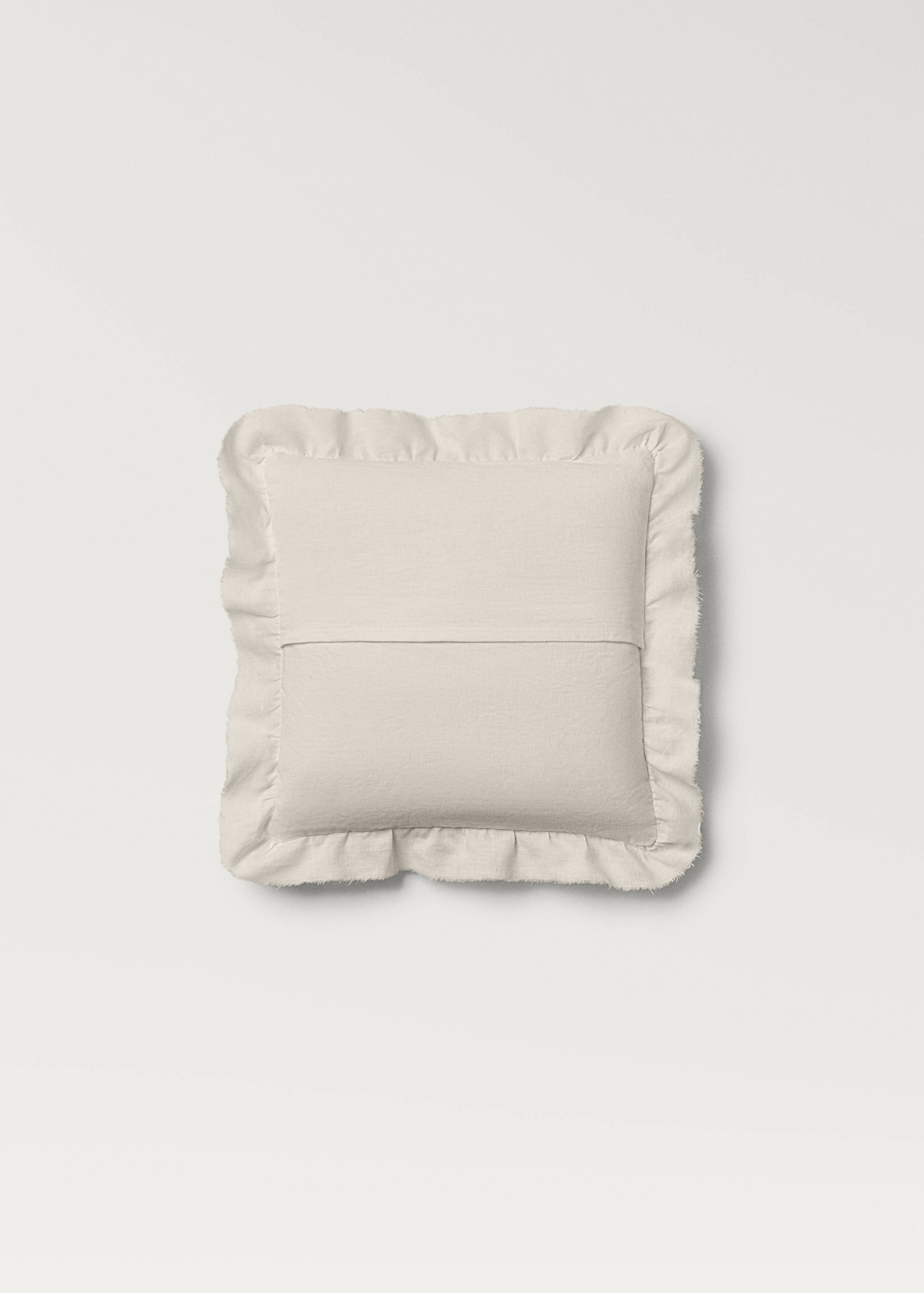 Dječja ukrasna jastučnica s volanima od lana i pamuka 30 x 30 cm - Detalji artikla 1