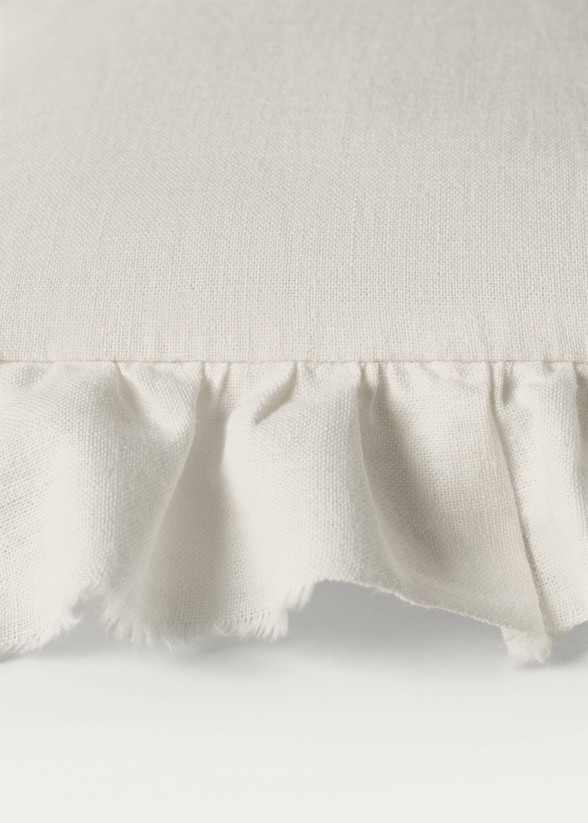 Dječja ukrasna jastučnica s volanima od lana i pamuka 30 x 30 cm - Detalji artikla 4