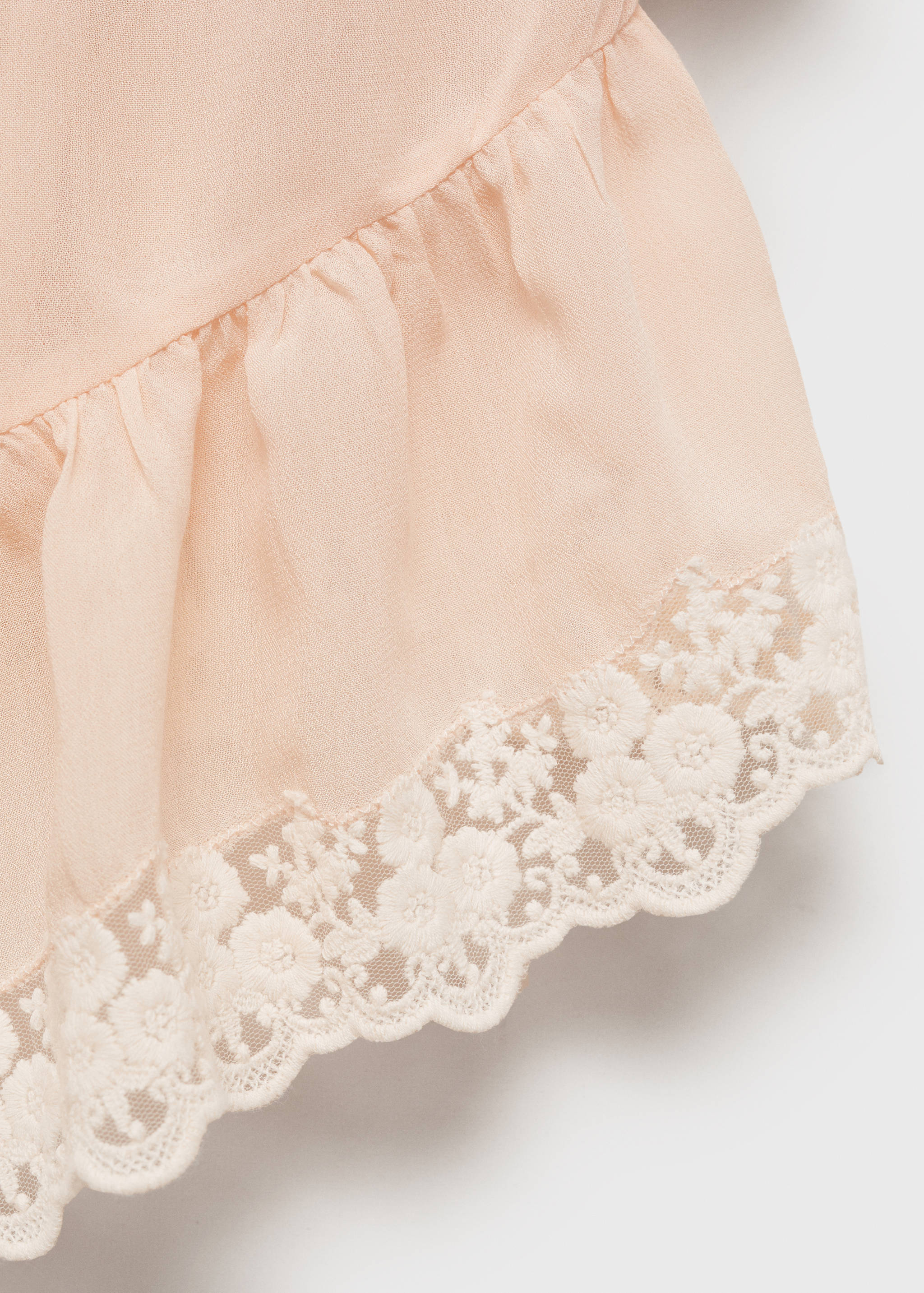 Ruffle top with lace detail - Details of the article 8