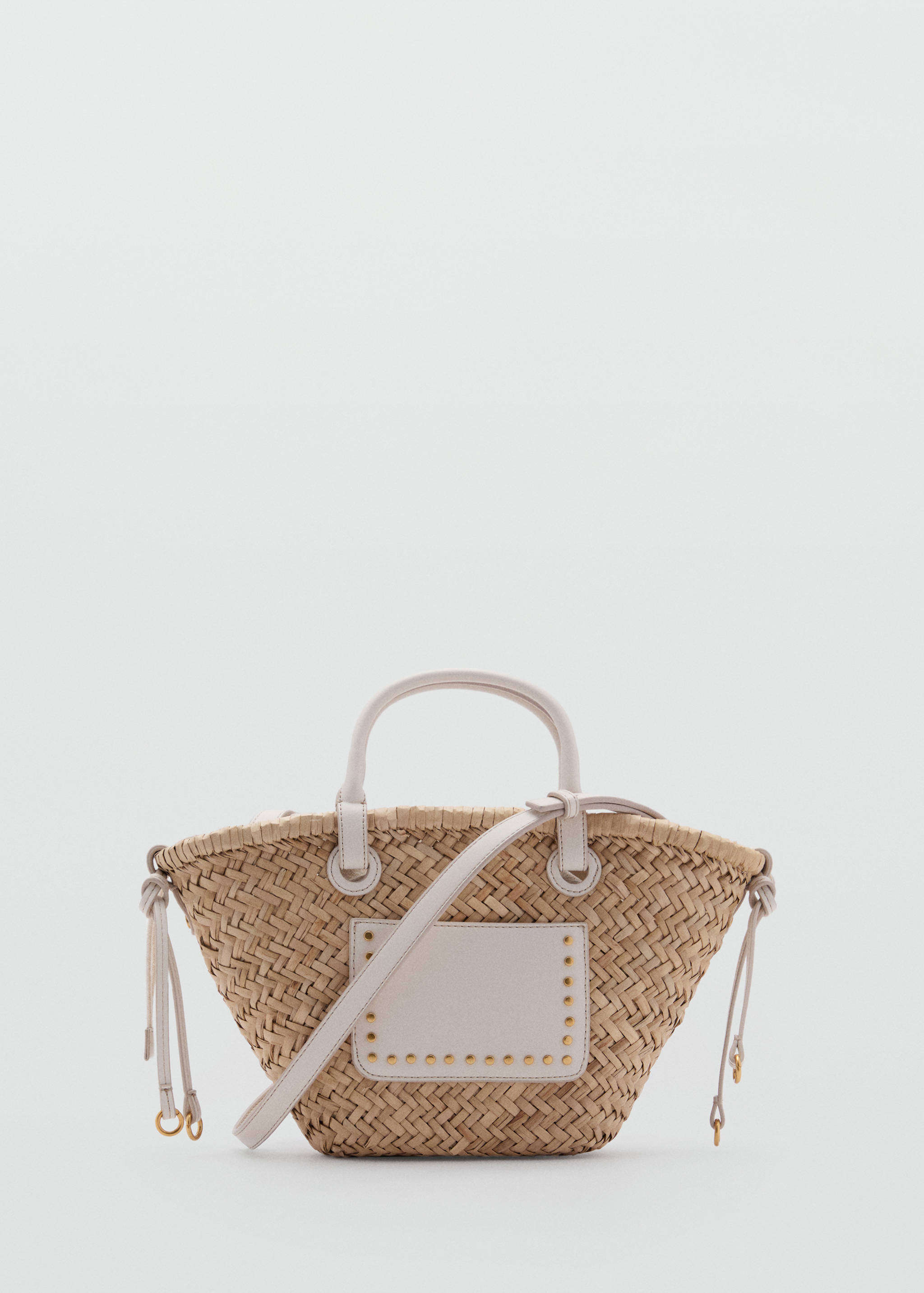 Small double-handle natural fibre basket - Article without model