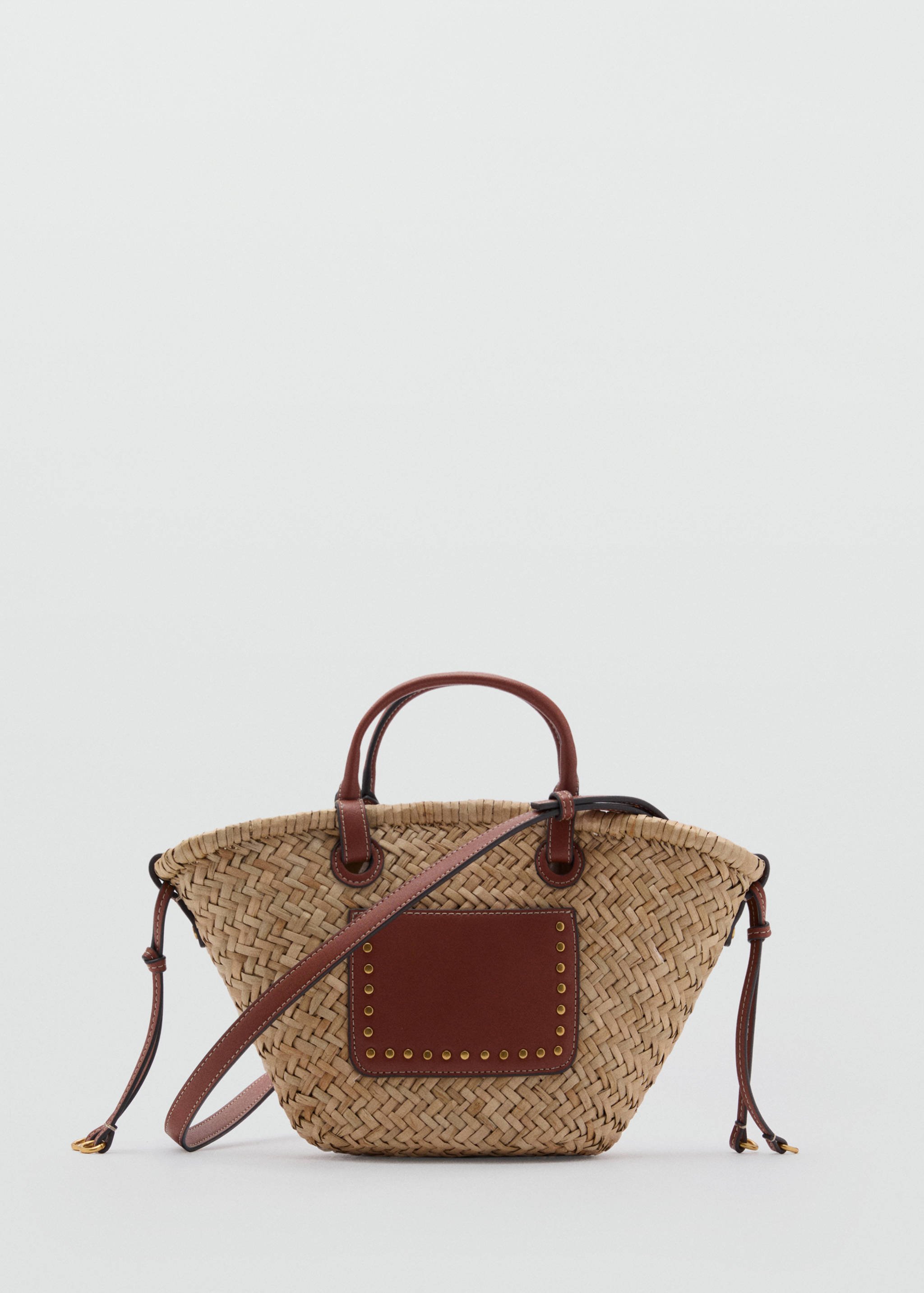 Small double-handle natural fibre basket - Article without model
